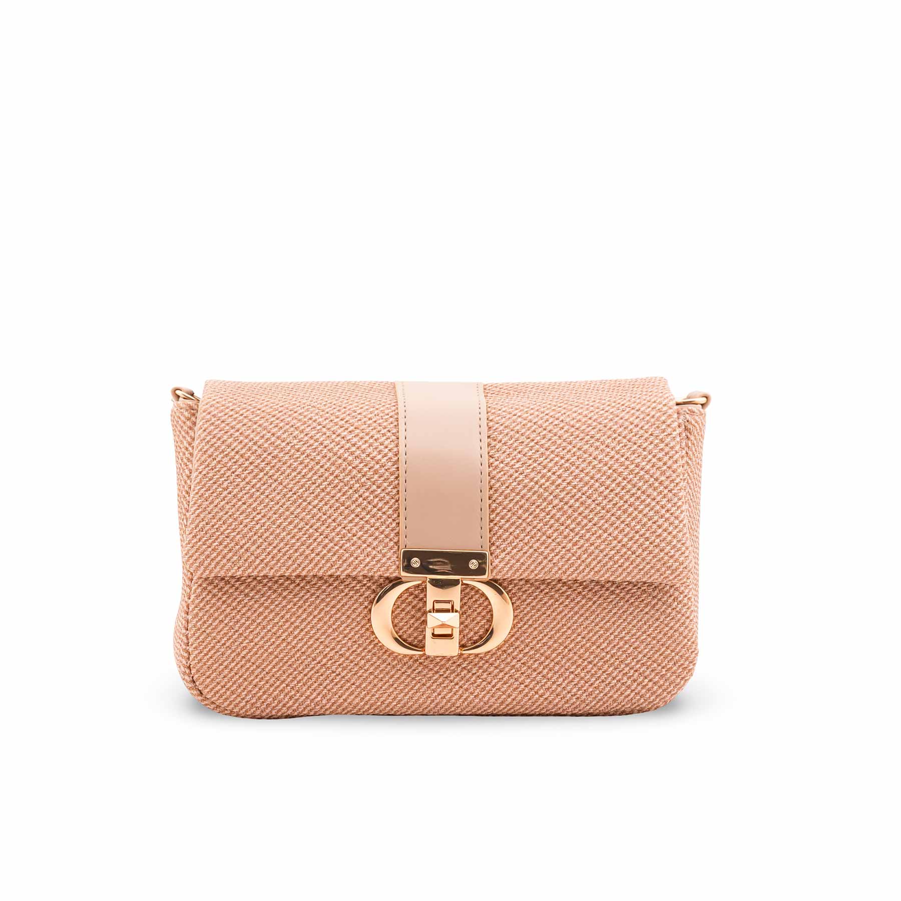 Beige Casual Pouch For Women P97709 - Image 2