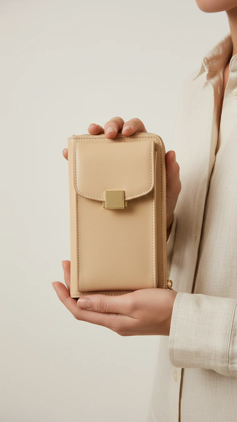 Beige Casual Pouch P97631