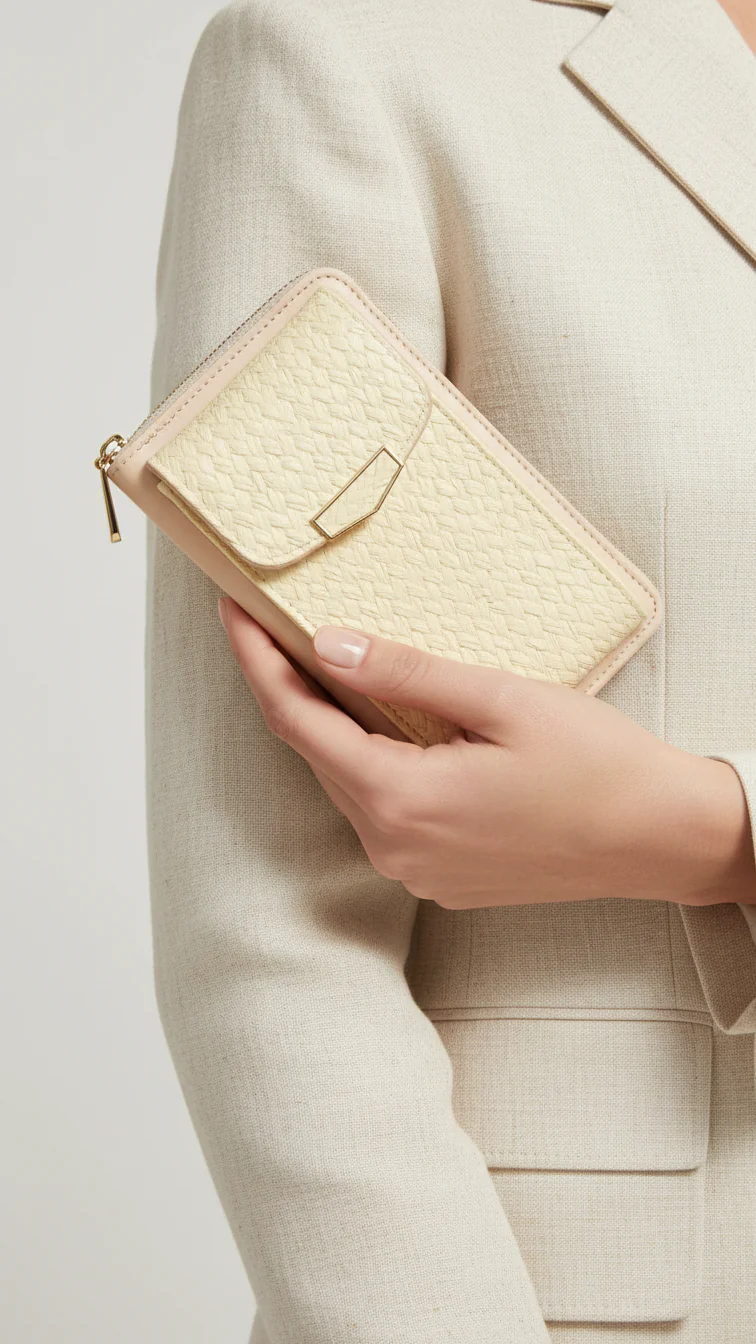 Beige Casual Pouch P97632