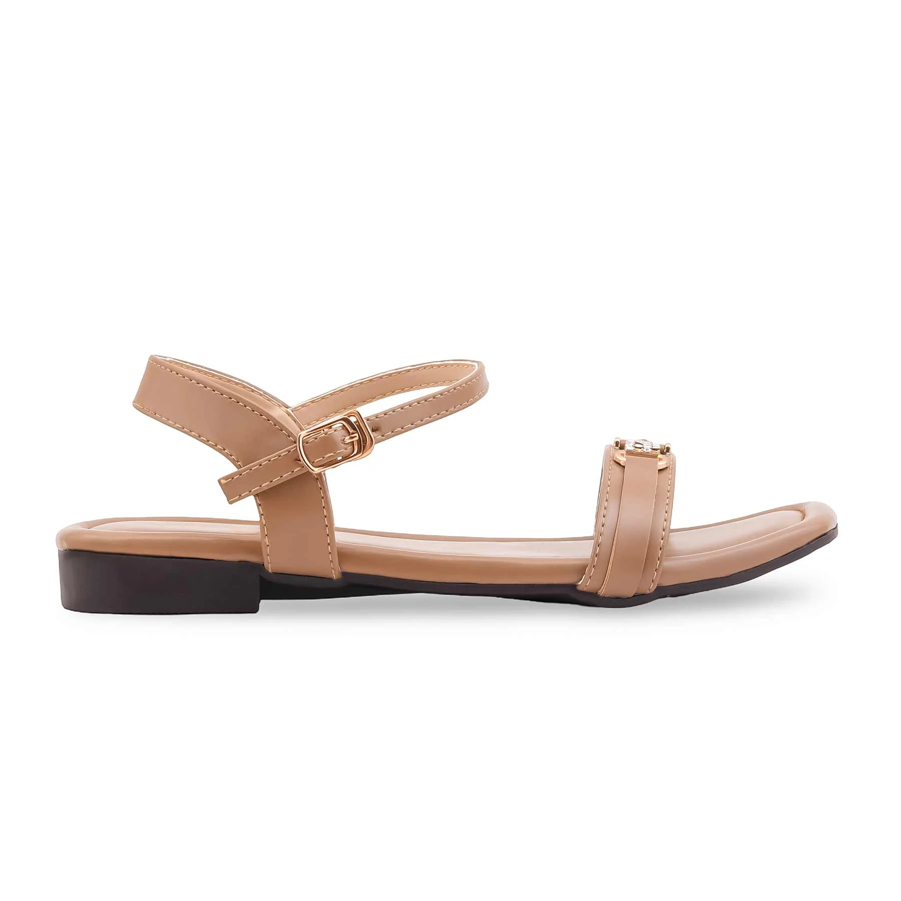 Beige Casual Sandal For Women CL2242 - Image 2