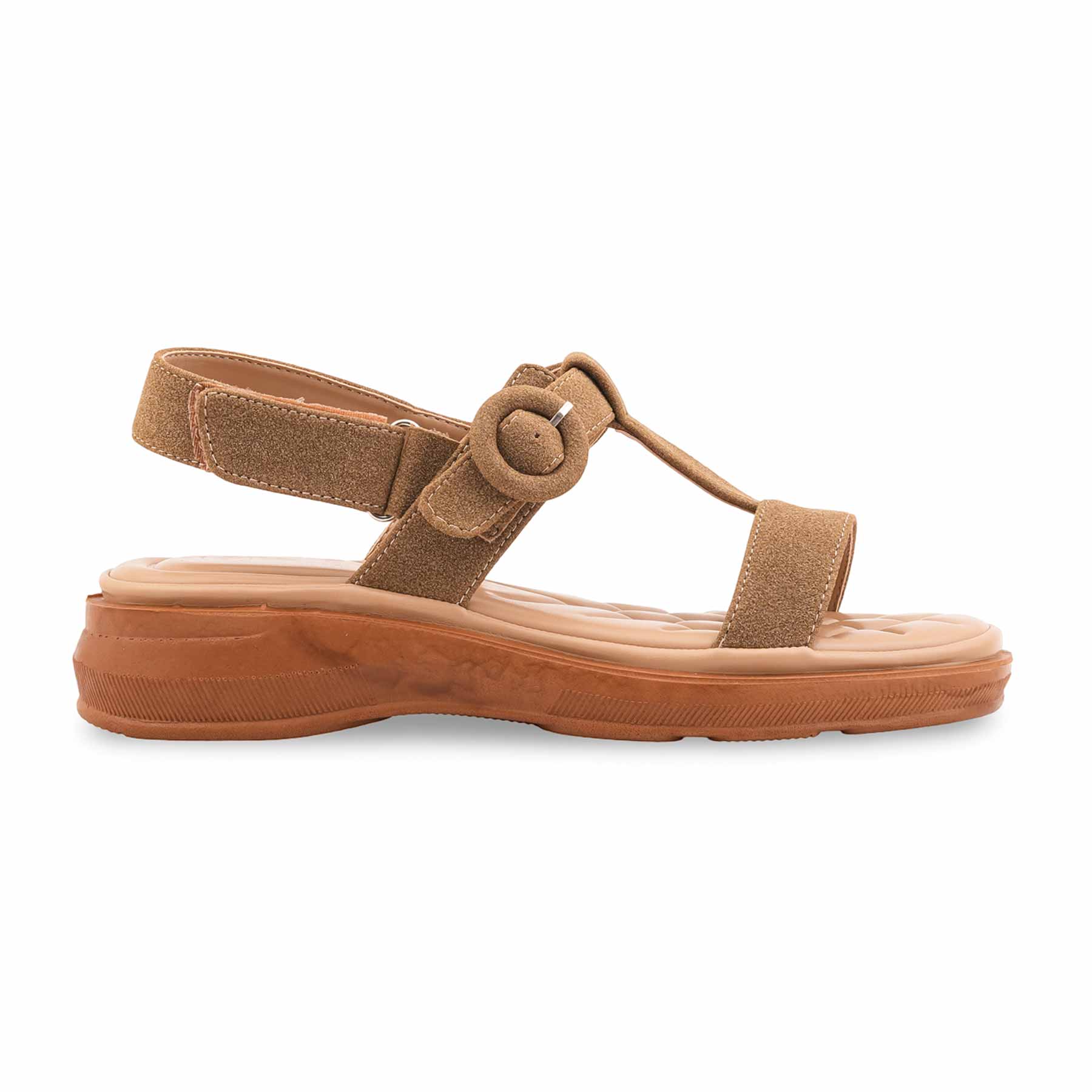 Beige Casual Sandal For Women CL5578 - Image 2