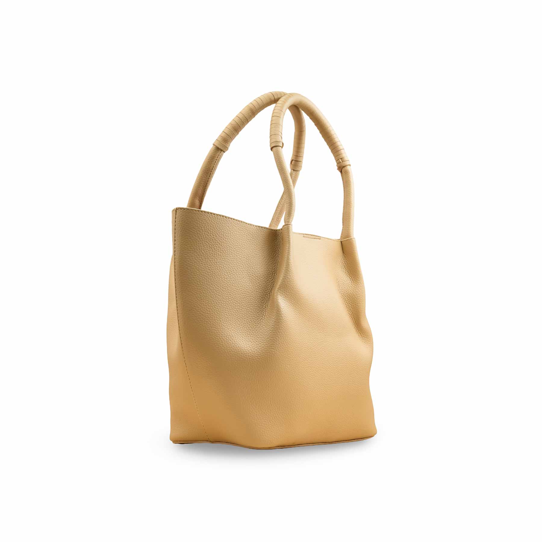 Beige Casual Shoulder Bag For Ladies P55811 - Image 3
