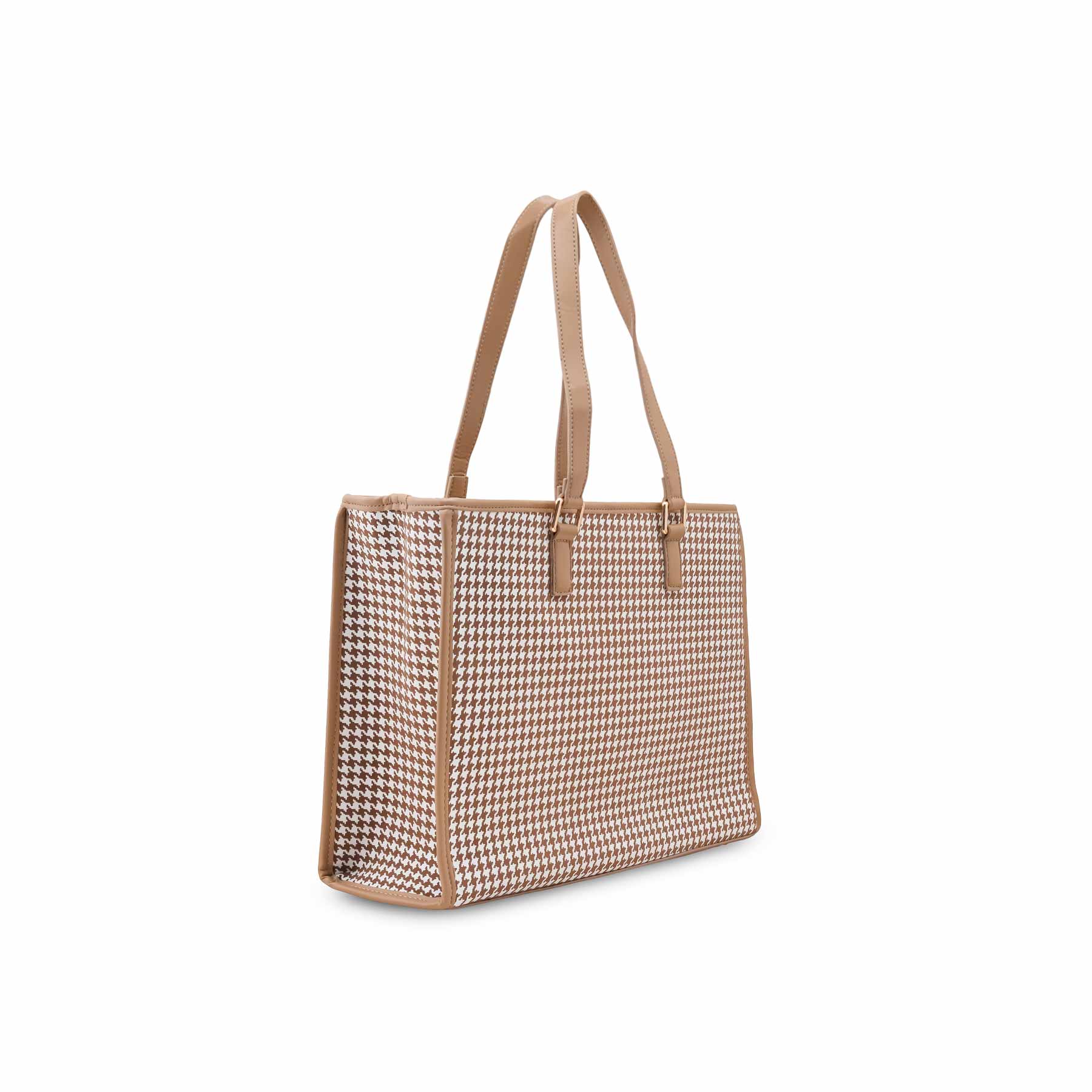 Beige Casual Shoulder Bag For Women P55827 - Image 3
