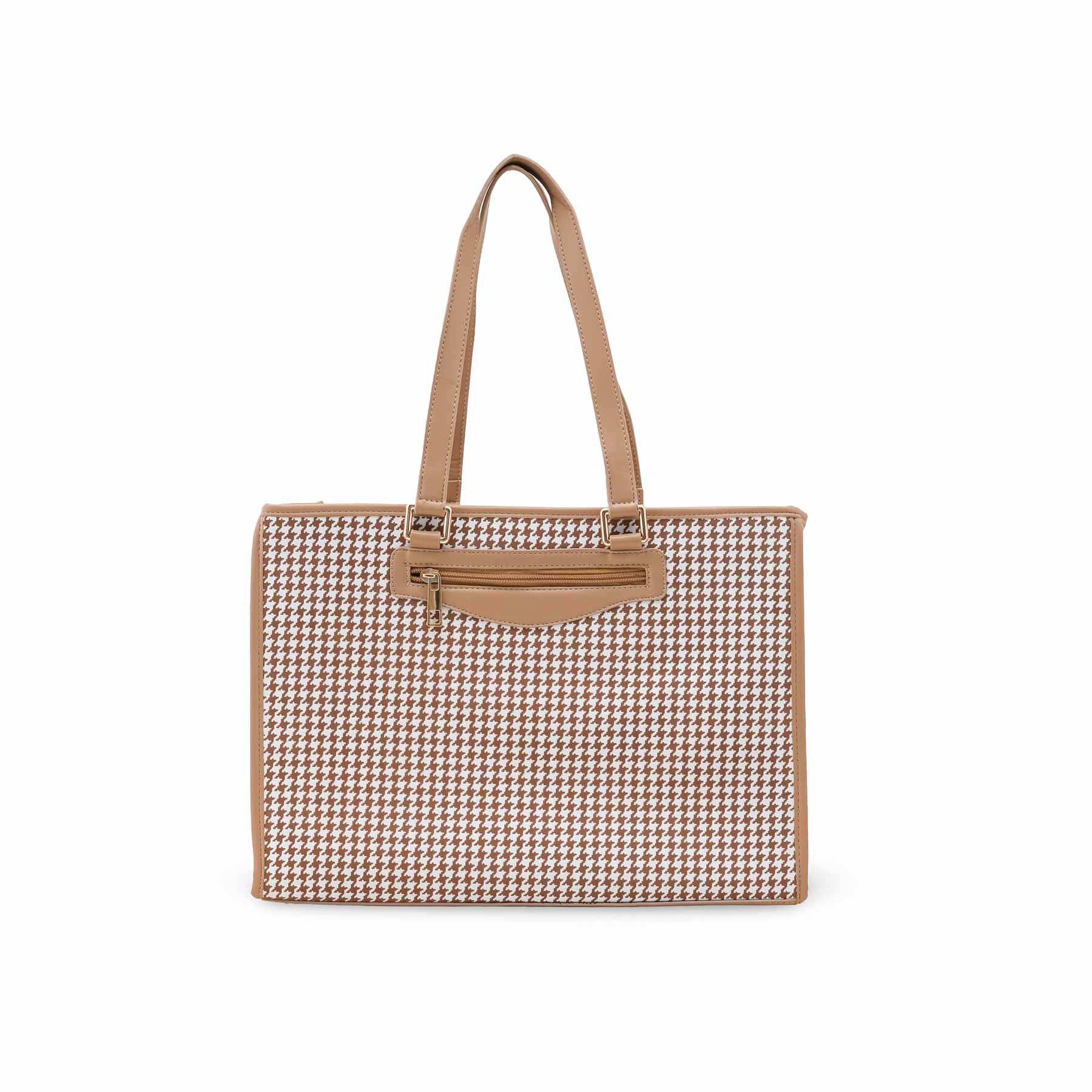 Beige Casual Shoulder Bag For Women P55827 - Image 4
