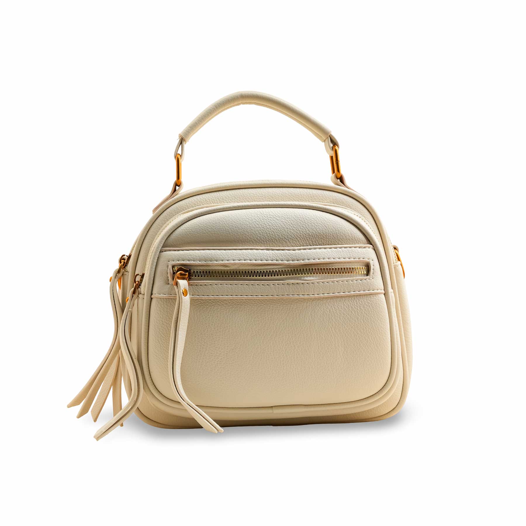 Beige Casual Shoulder Bag P36391 - Image 2