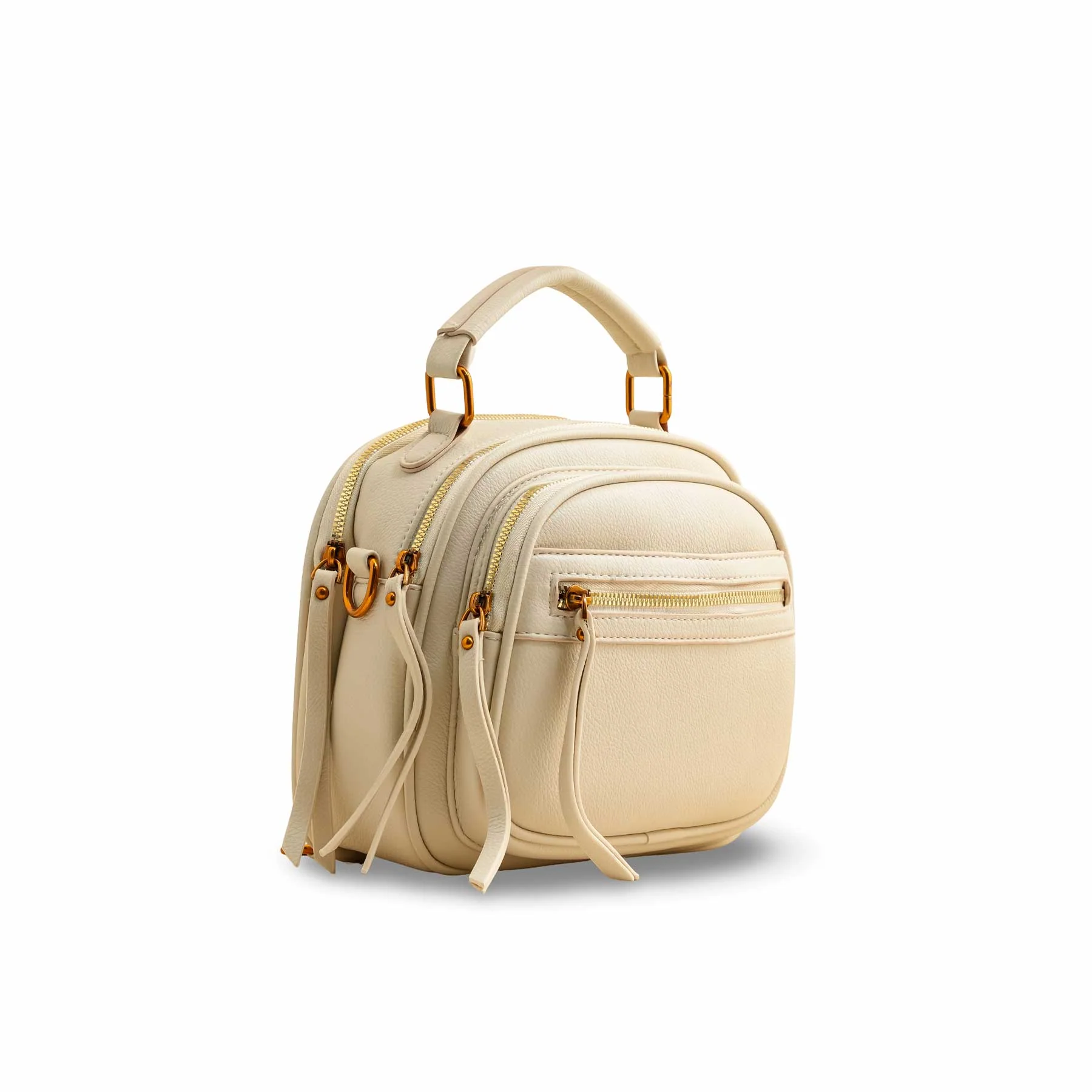 Beige Casual Shoulder Bag P36391 - Image 3