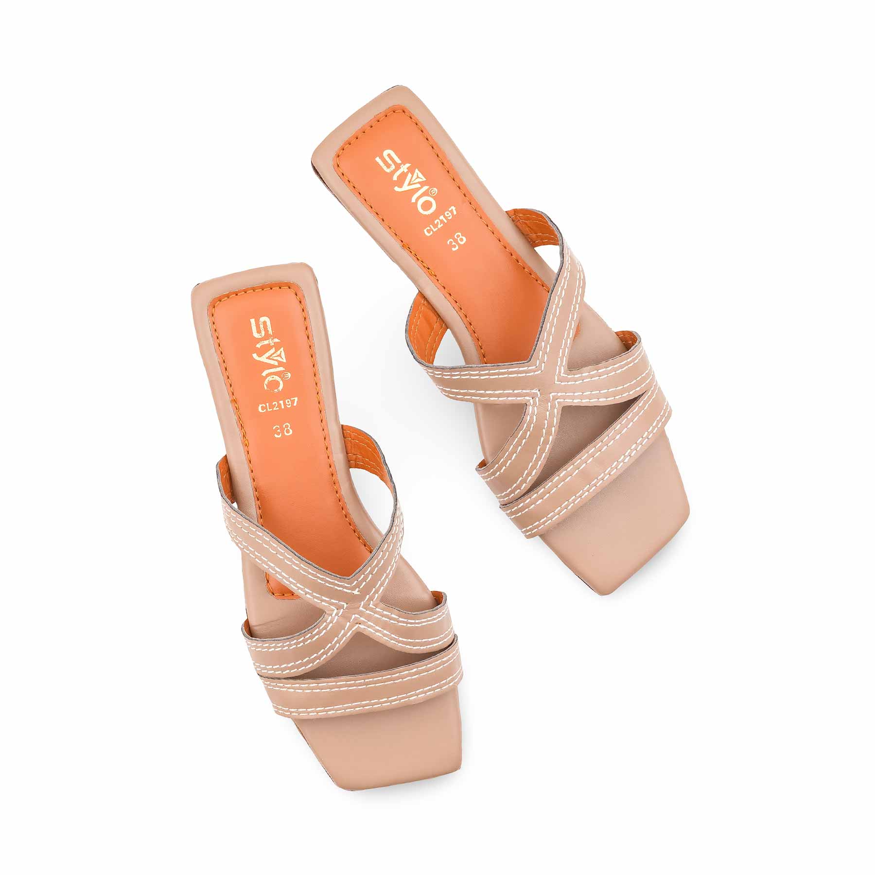 Beige Casual Slipper For Ladies CL2197 - Image 5