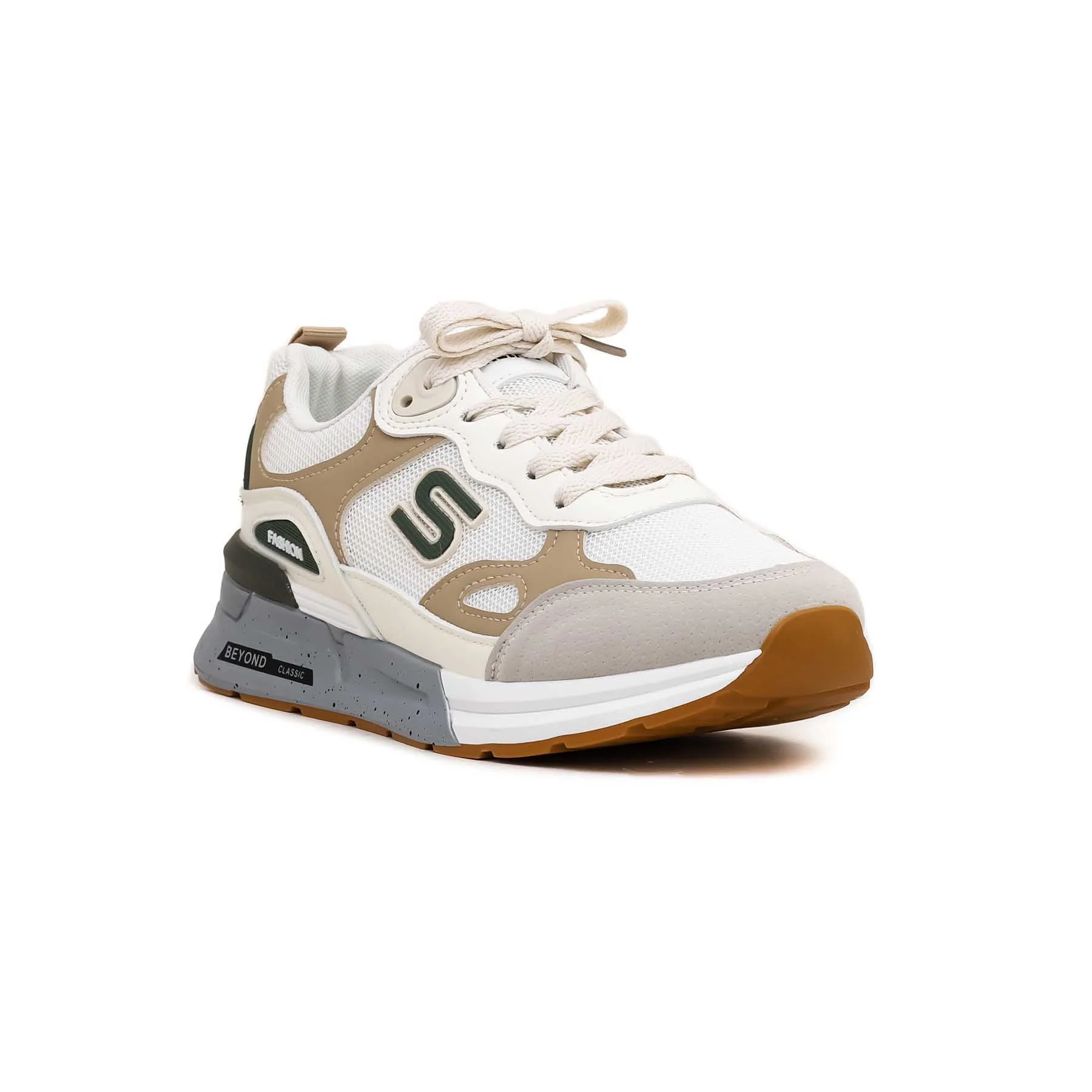 Beige Casual Sneaker AT7242 - Image 3