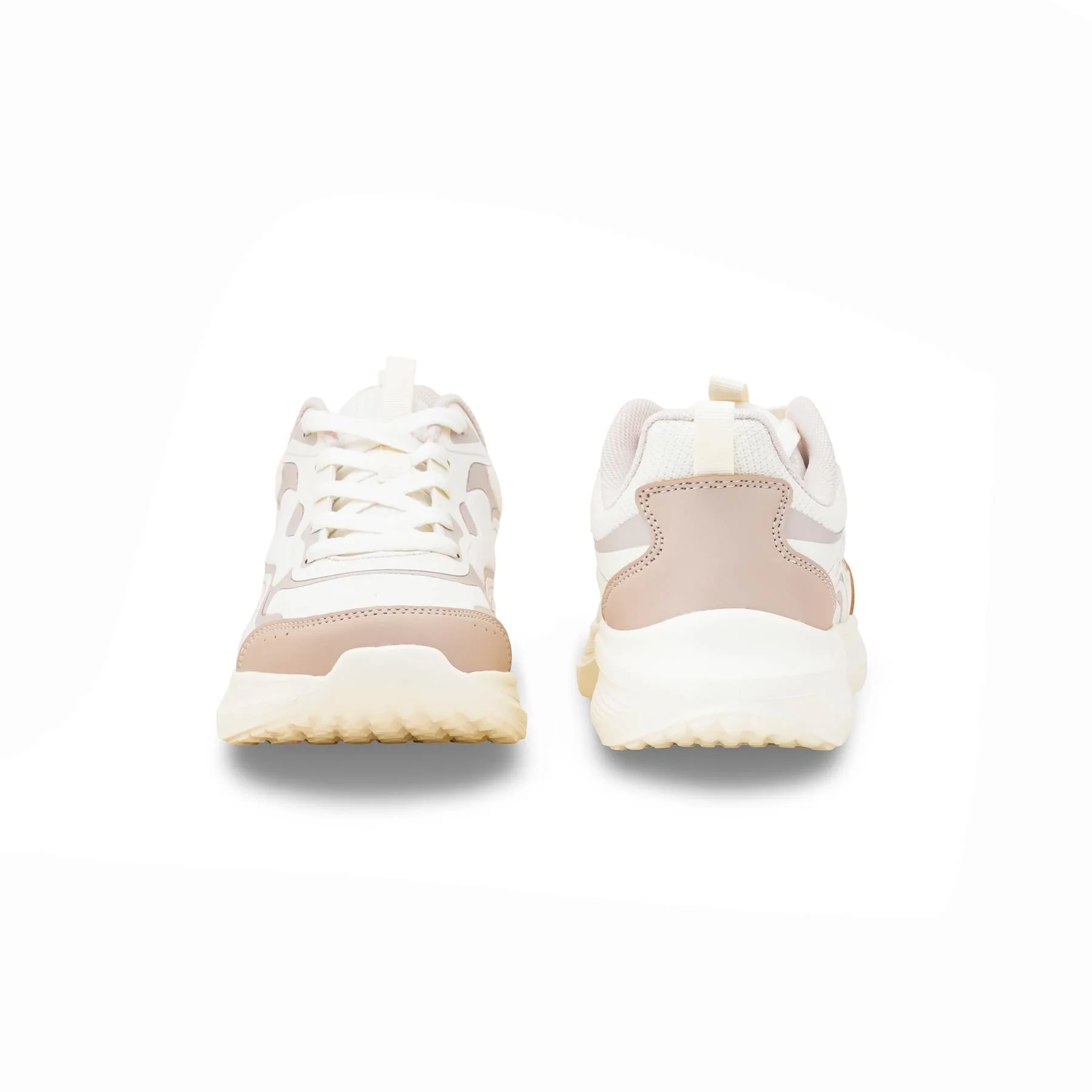 Beige Casual Sneaker For Ladies AT7470 - Image 4