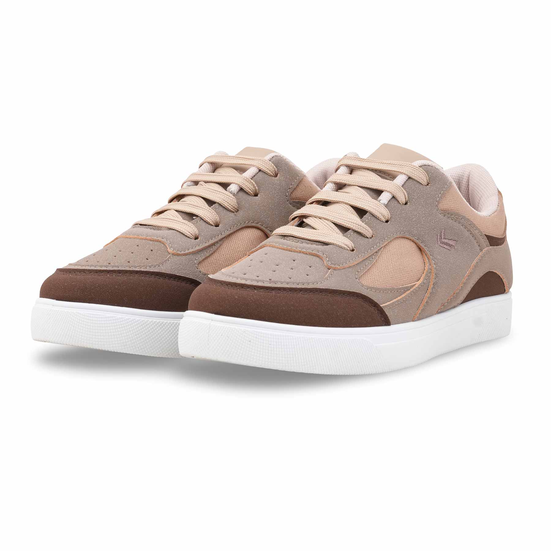 Beige Casual Sneaker for Ladies AT7476 - Image 4