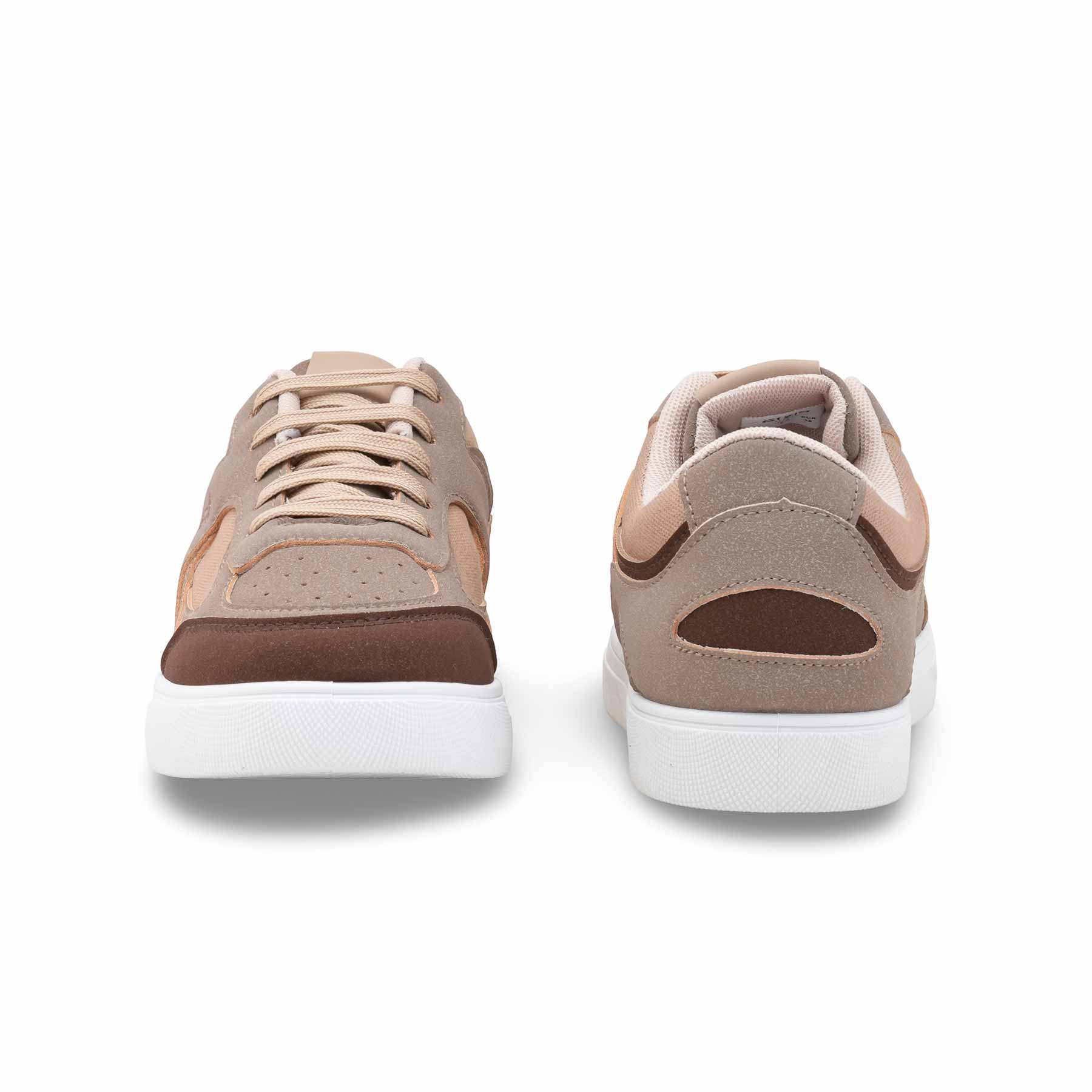Beige Casual Sneaker for Ladies AT7476 - Image 5