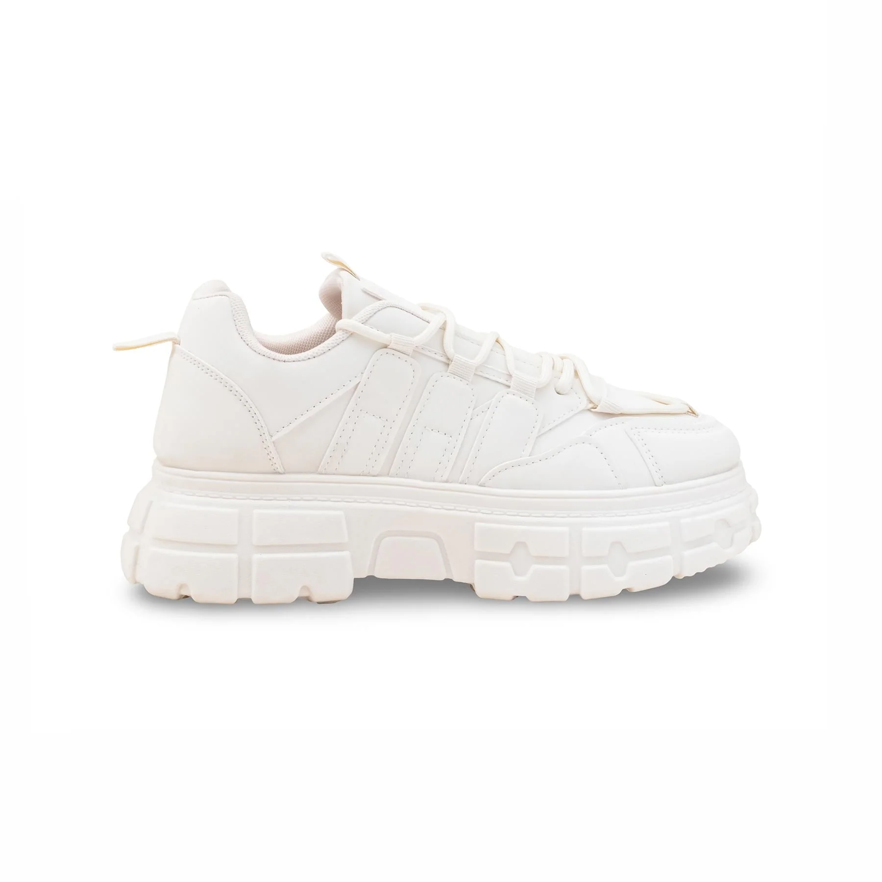 Beige Casual Sneaker For Ladies AT7484 - Image 2
