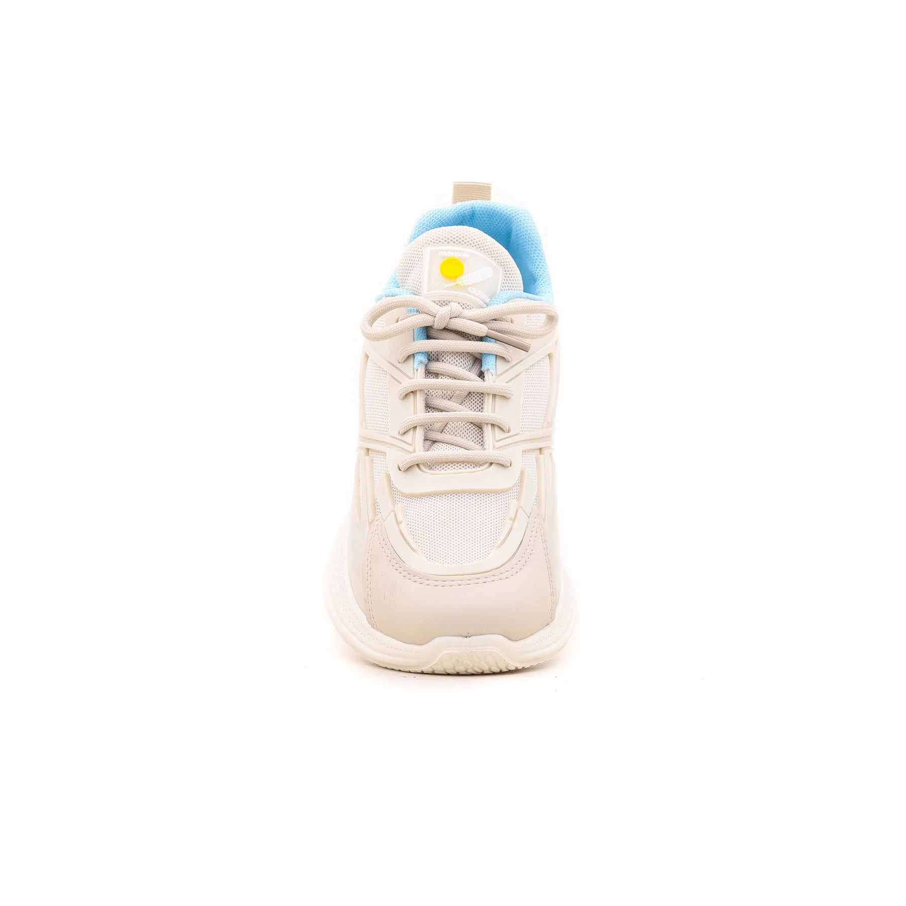 Beige Casual Sneakers AT8089 - Image 3