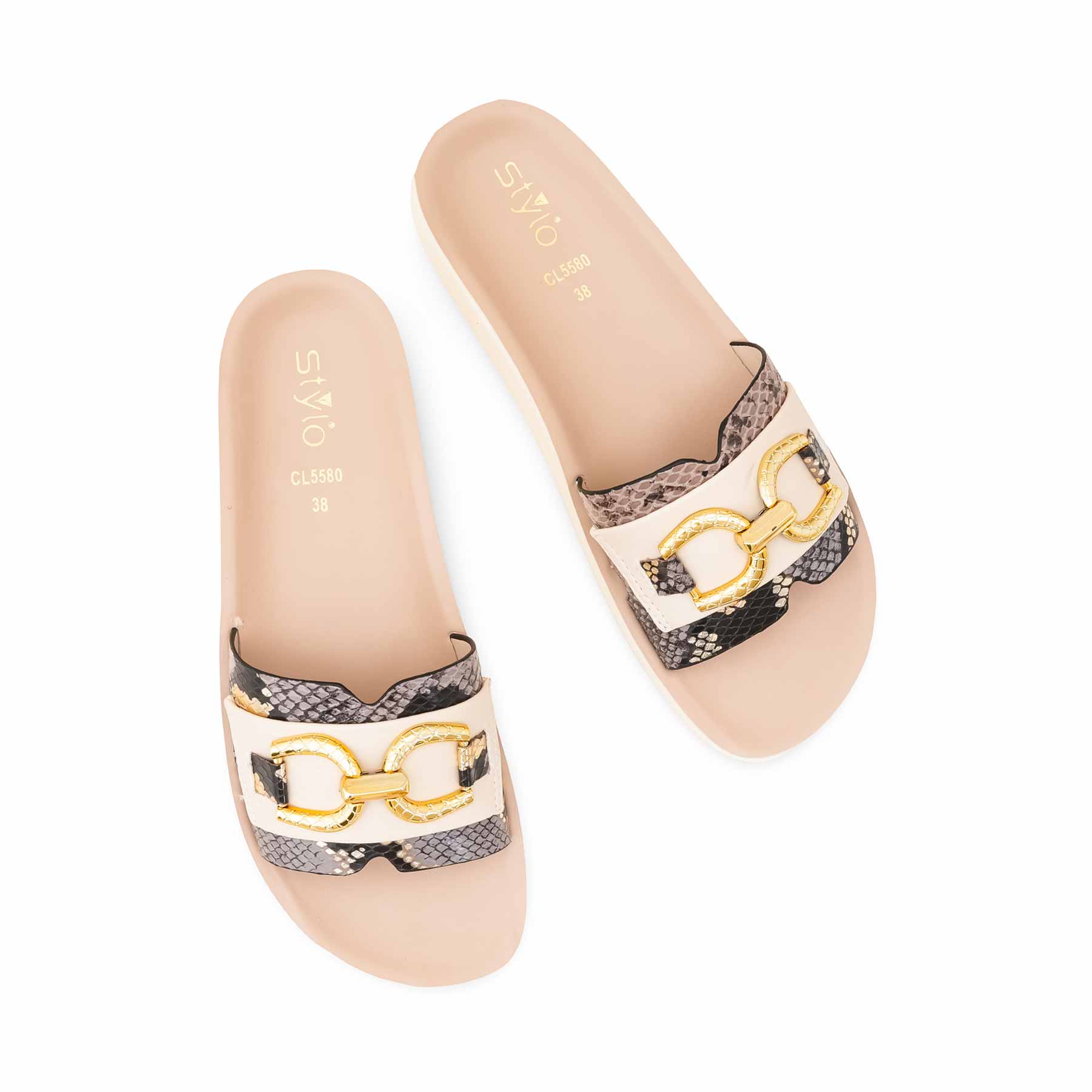 Beige Casual Softy For Ladies CL5580 - Image 5