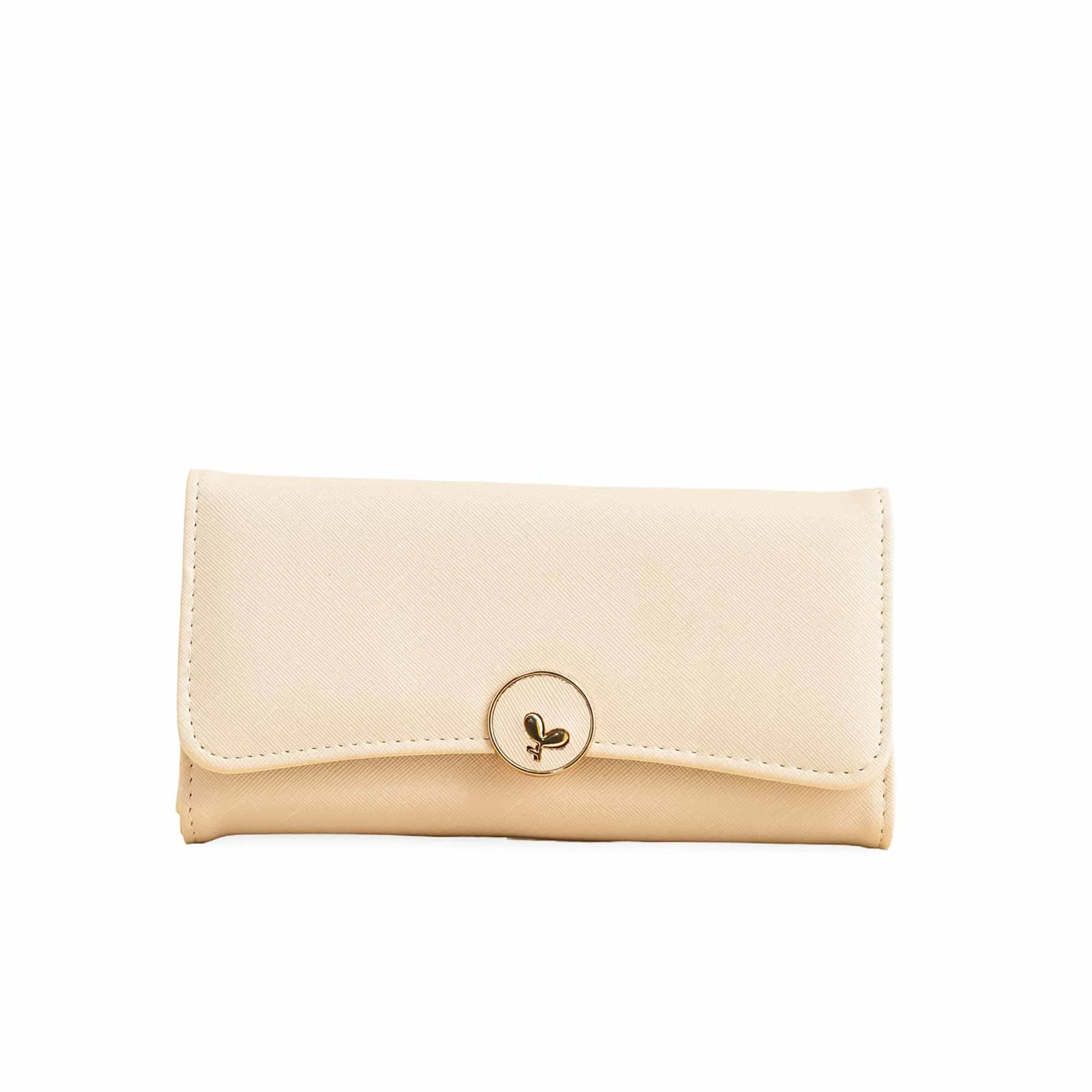 Beige Casual Wallet For Ladies P70965 - Image 2