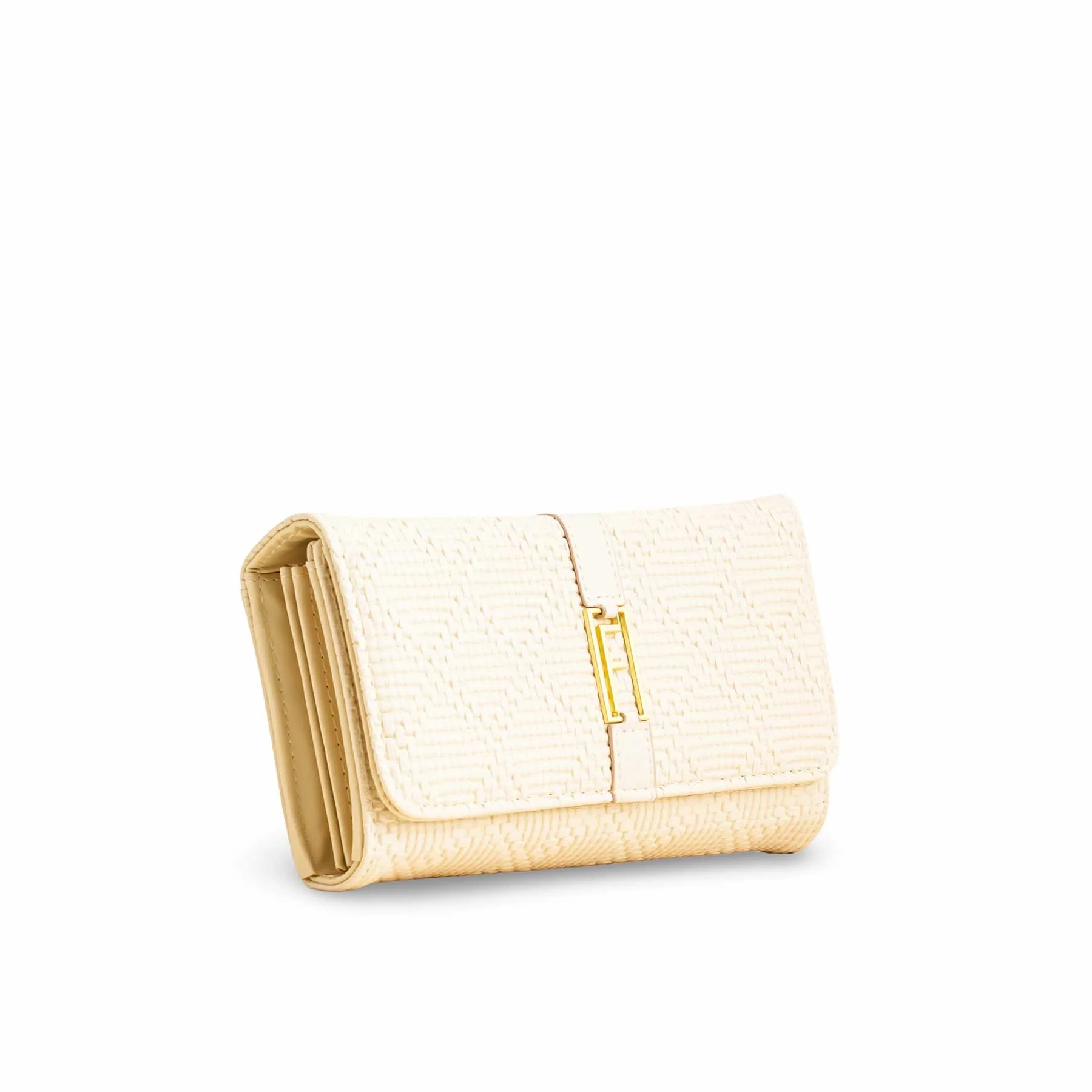 Beige Casual Wallet For Ladies P70969 - Image 3