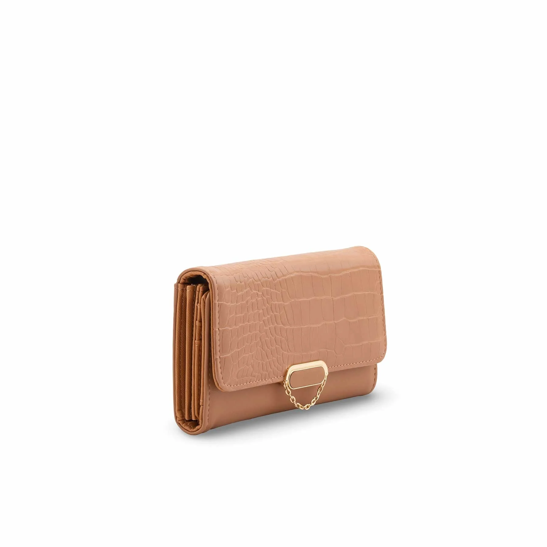 Beige Casual Wallet For Ladies P71130 - Image 3