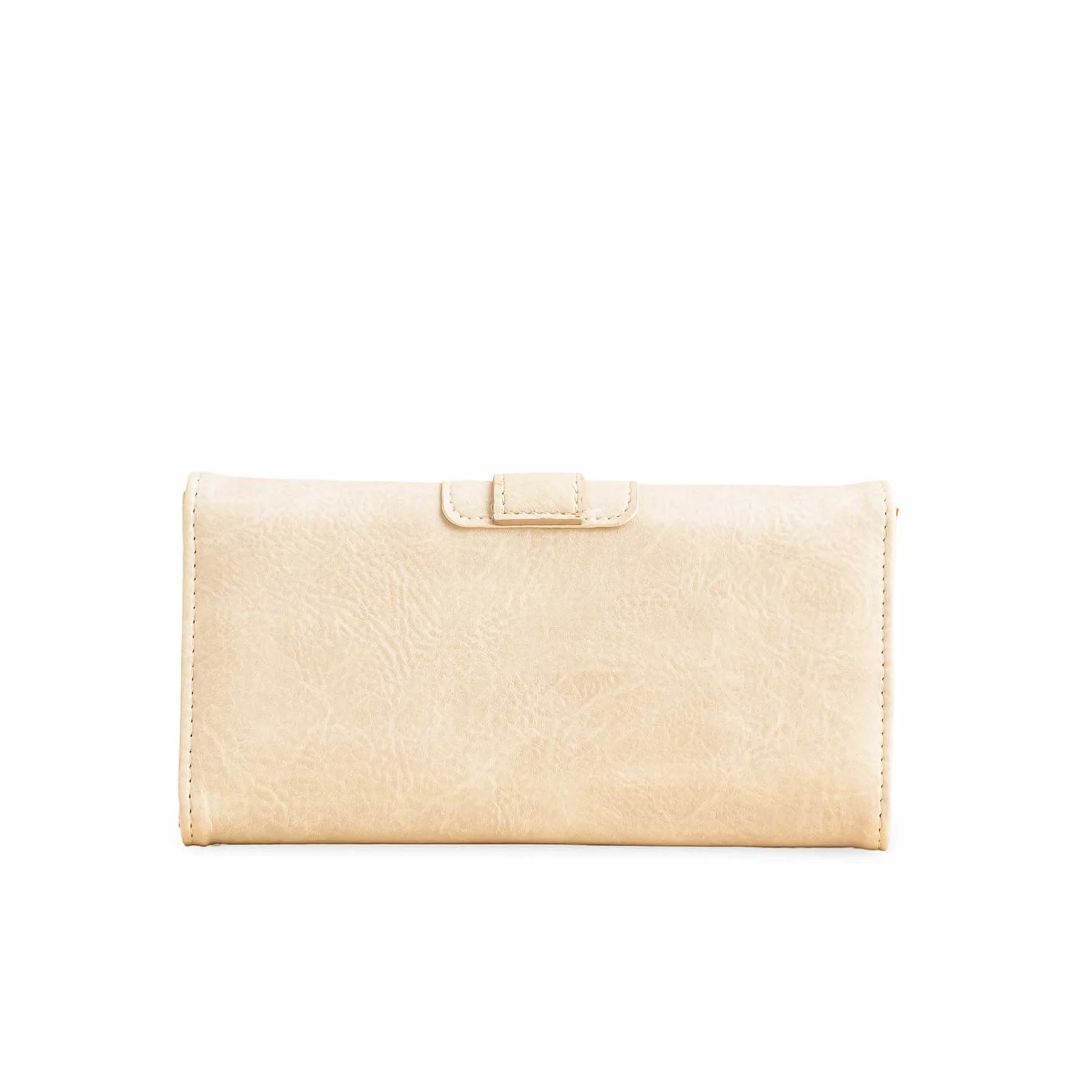 Beige Casual Wallet For Women P70960 - Image 3