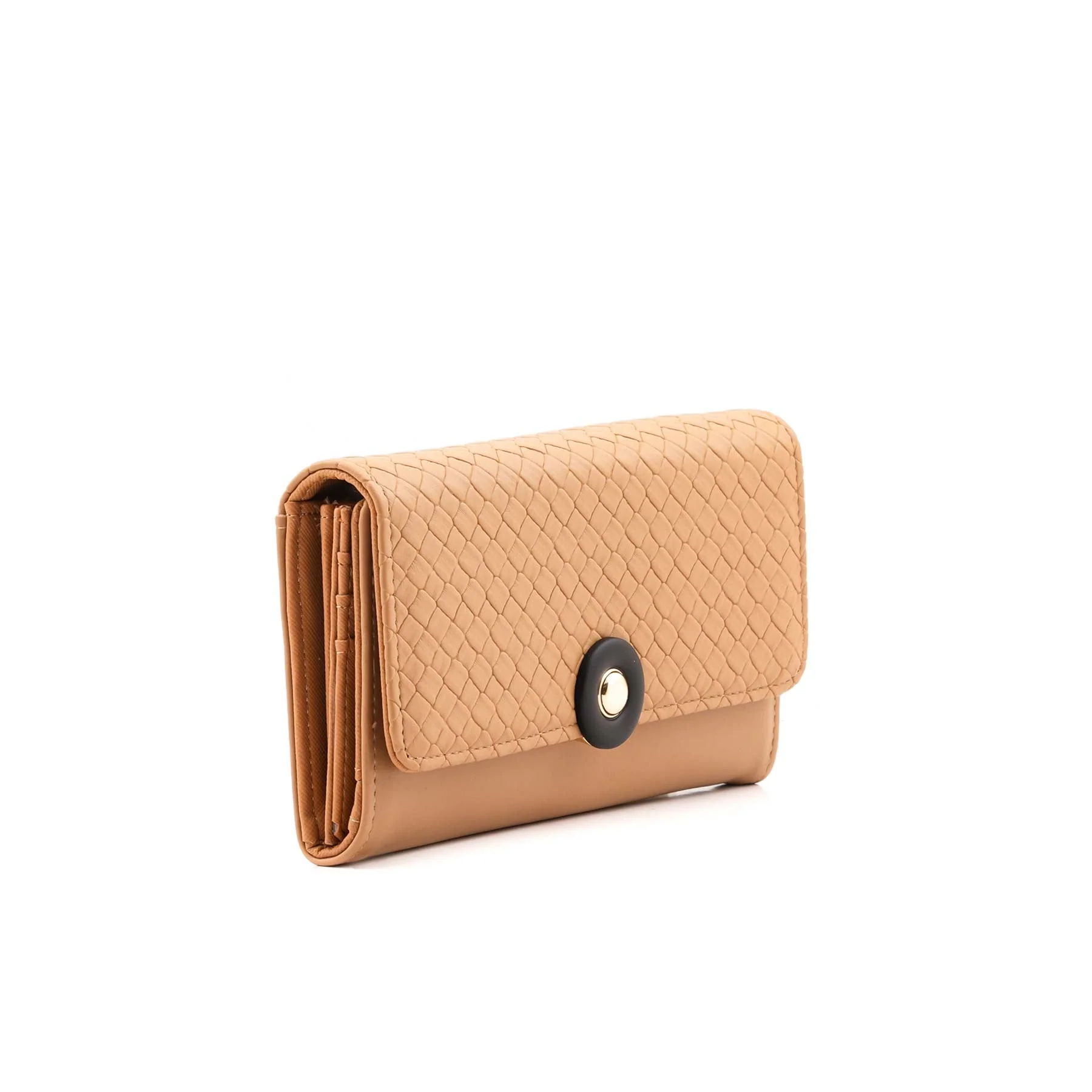 Beige Casual Wallet For Women P71133 - Image 3