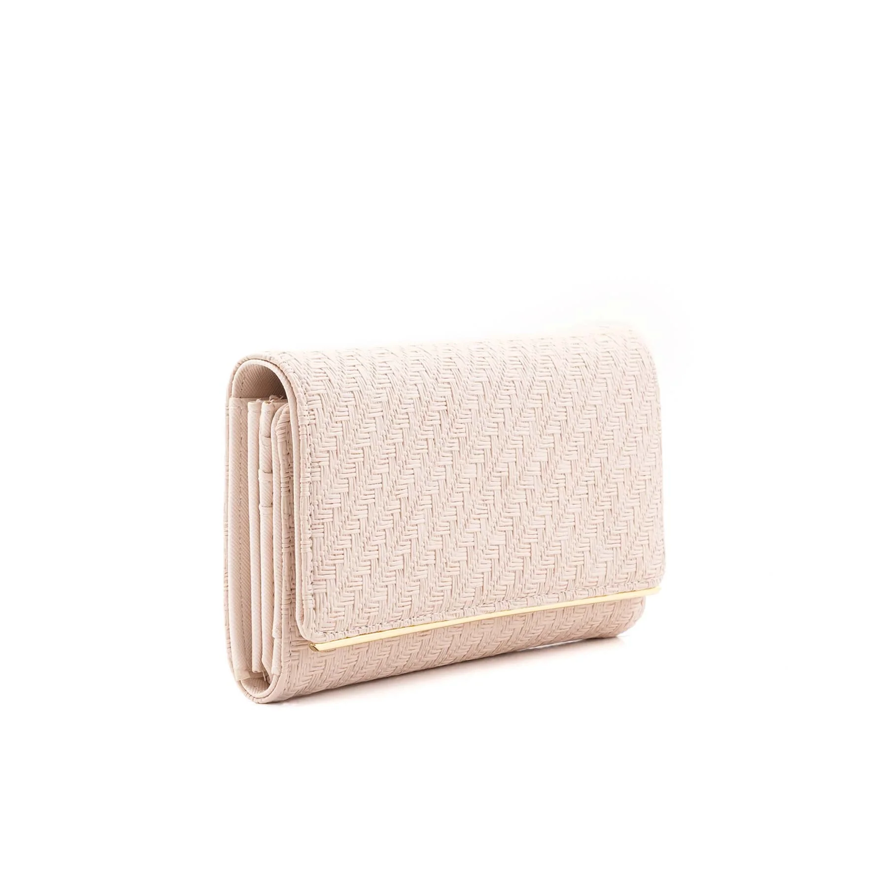 Beige Casual Wallet For Women P71137 - Image 3