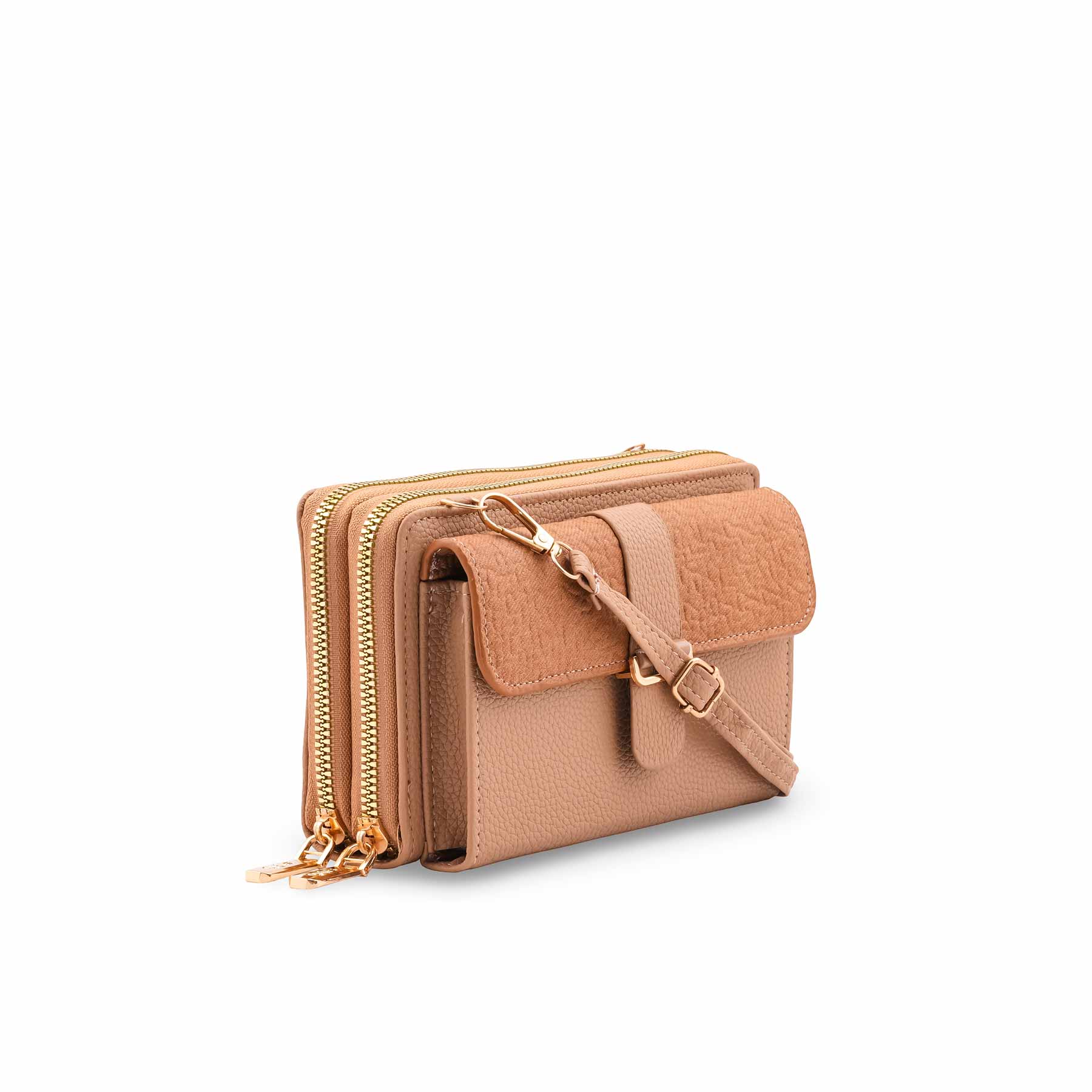 Beige Casual Wallet For Women P71145 - Image 3