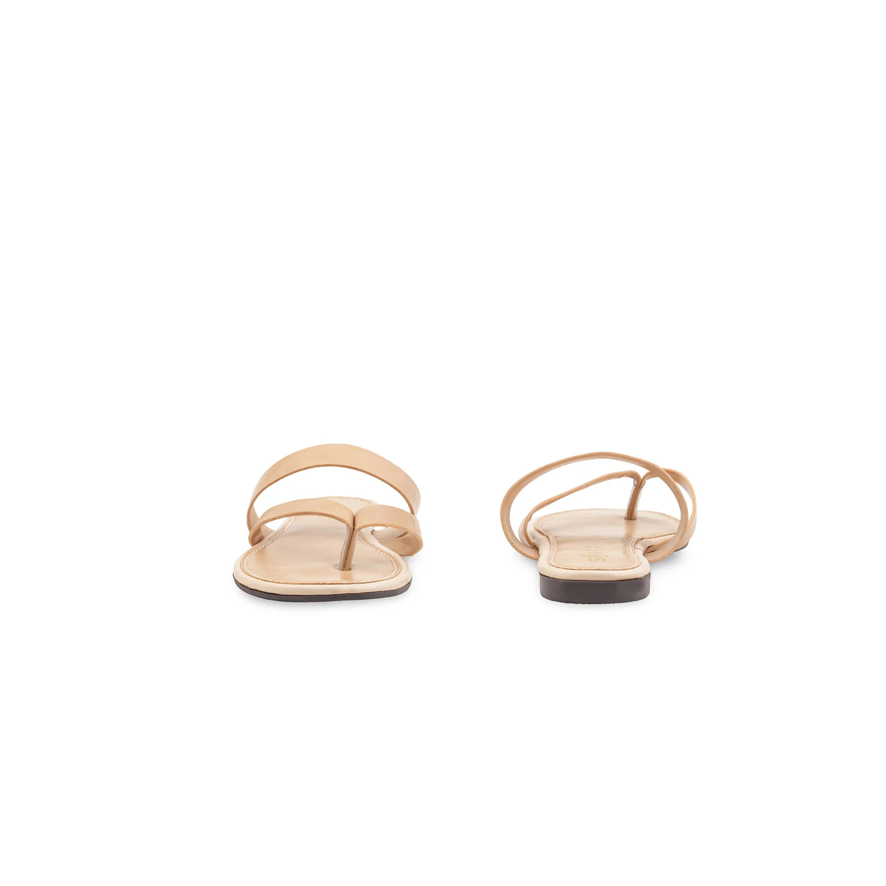 Beige Casual Women Chappal CL2275 - Image 4