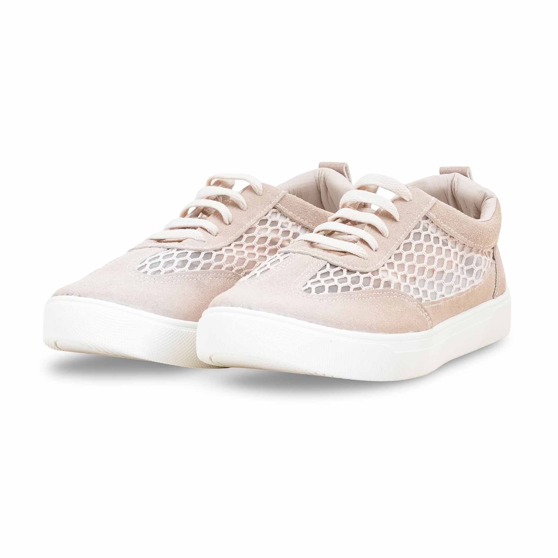 Beige Casual Women Sneaker - Image 3