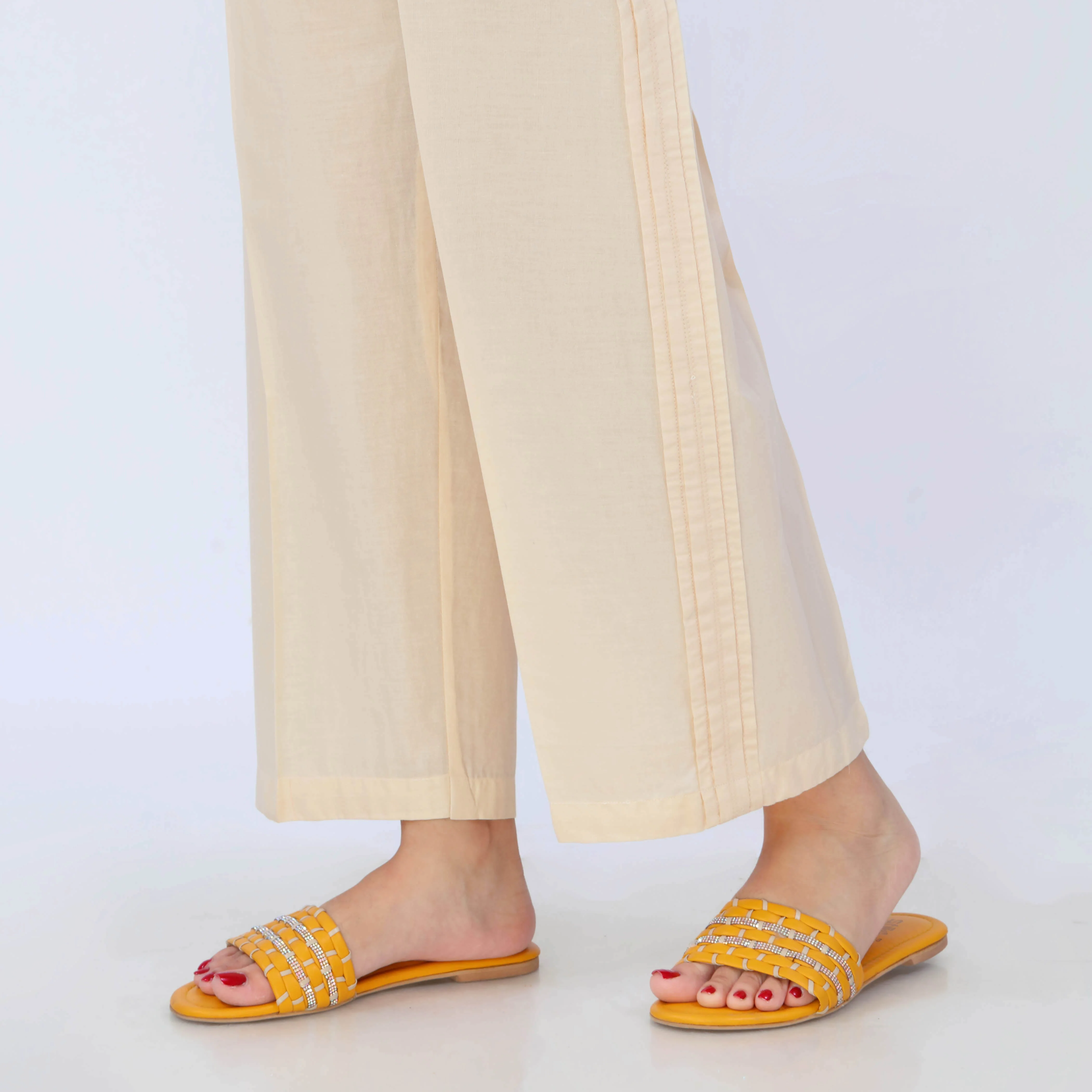 Beige Cotton Cambric Trouser PL5105 - Image 4
