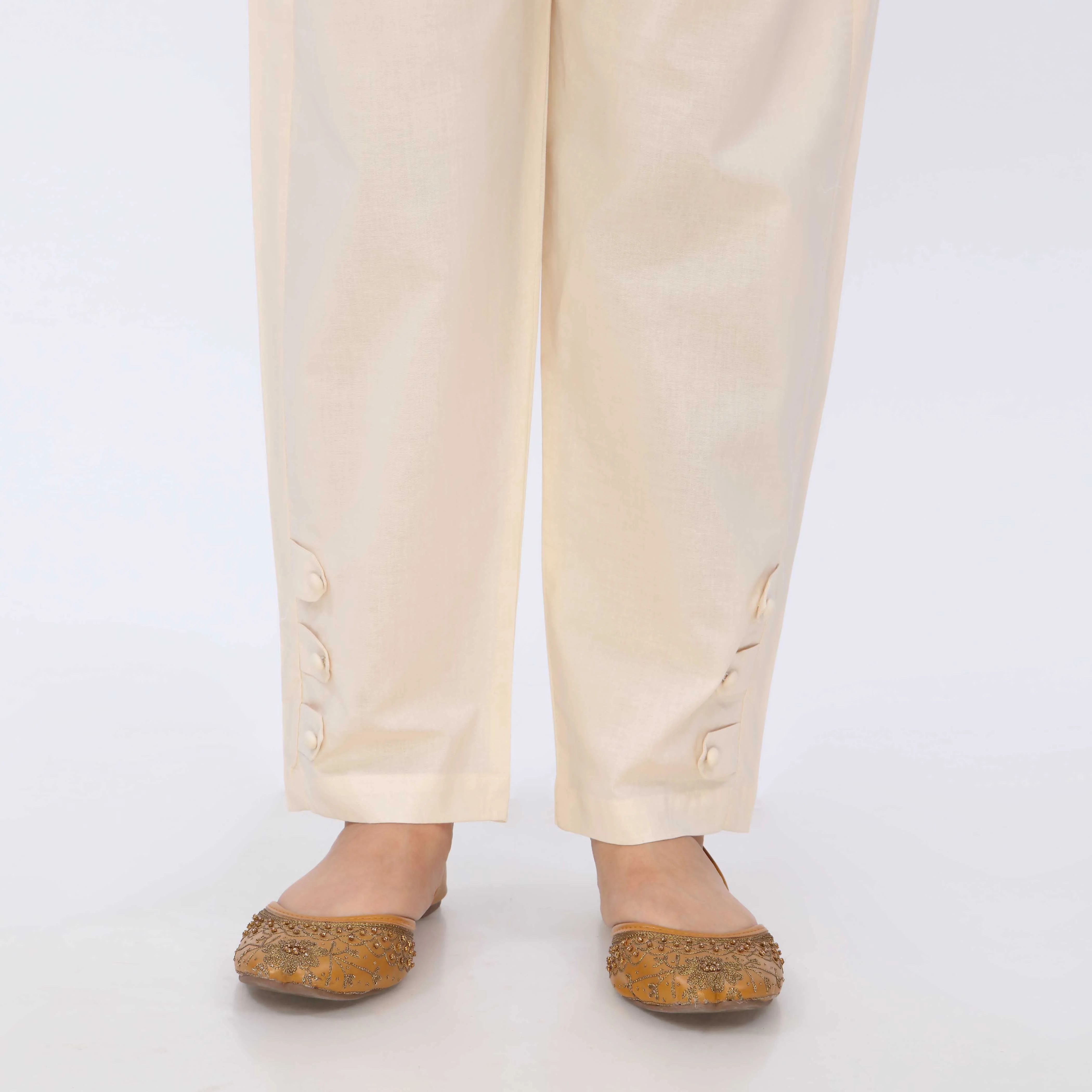 Beige Cotton Cambric Trouser PL5111 - Image 2