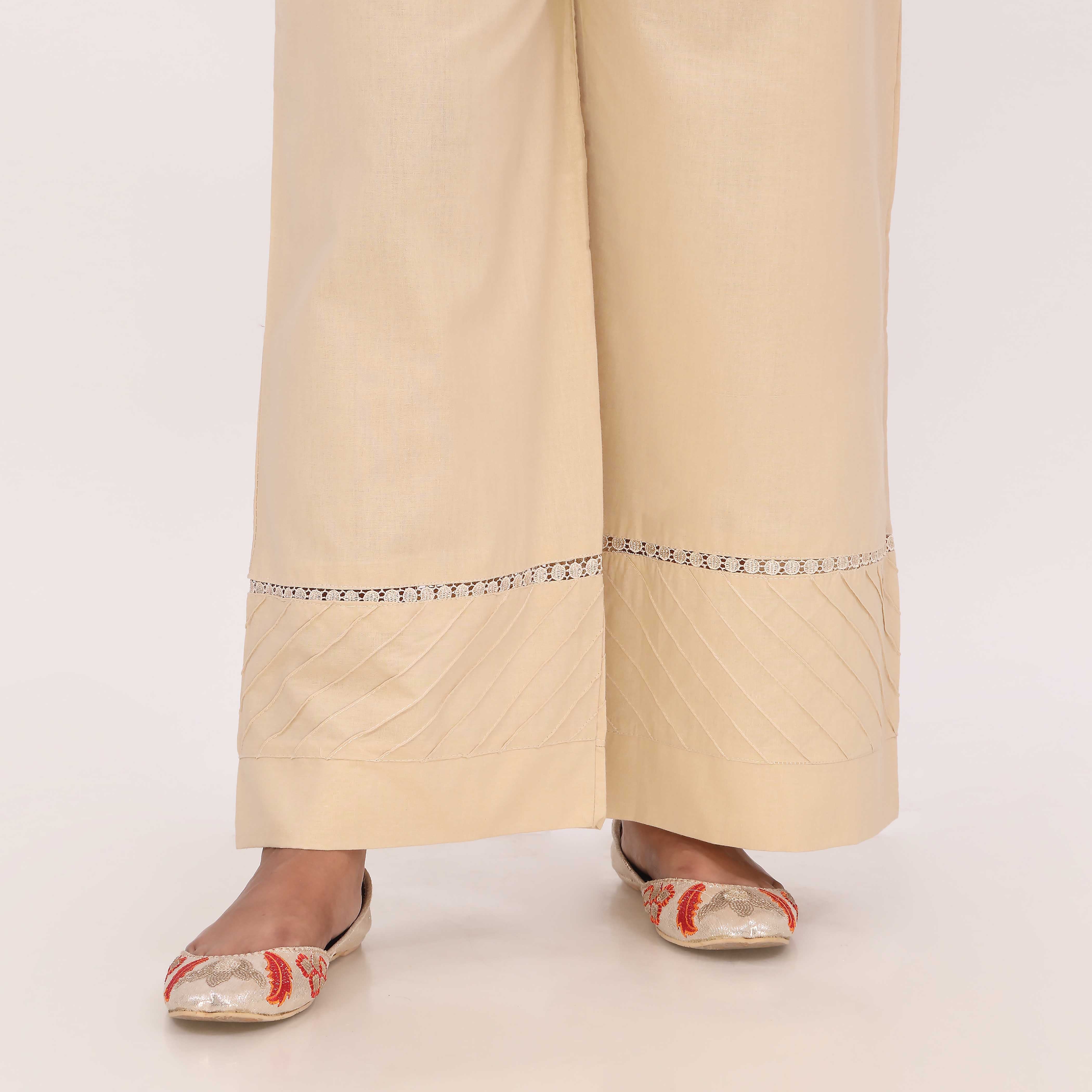 Beige Cotton Cambric Trouser PL5133 - Image 2