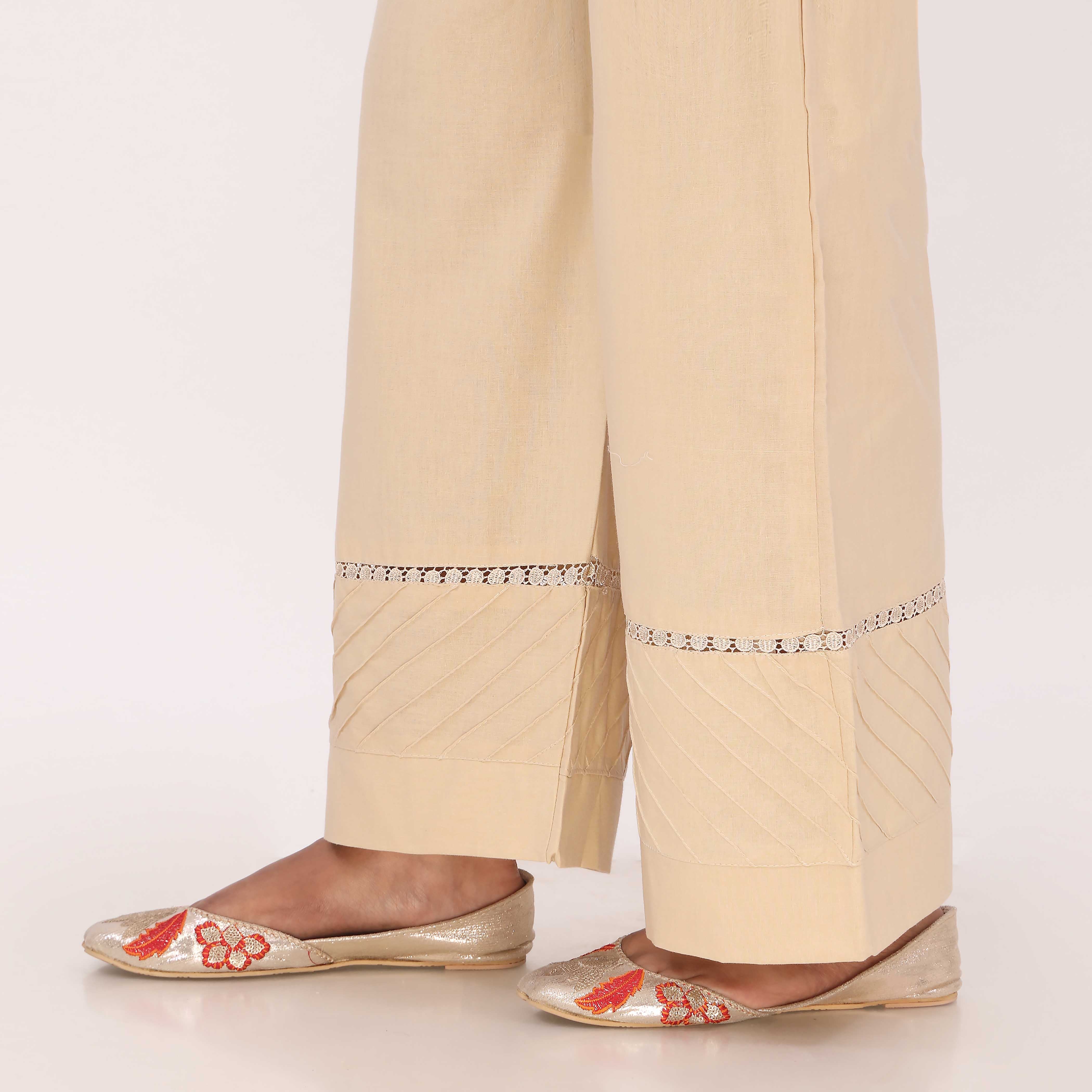 Beige Cotton Cambric Trouser PL5133 - Image 3