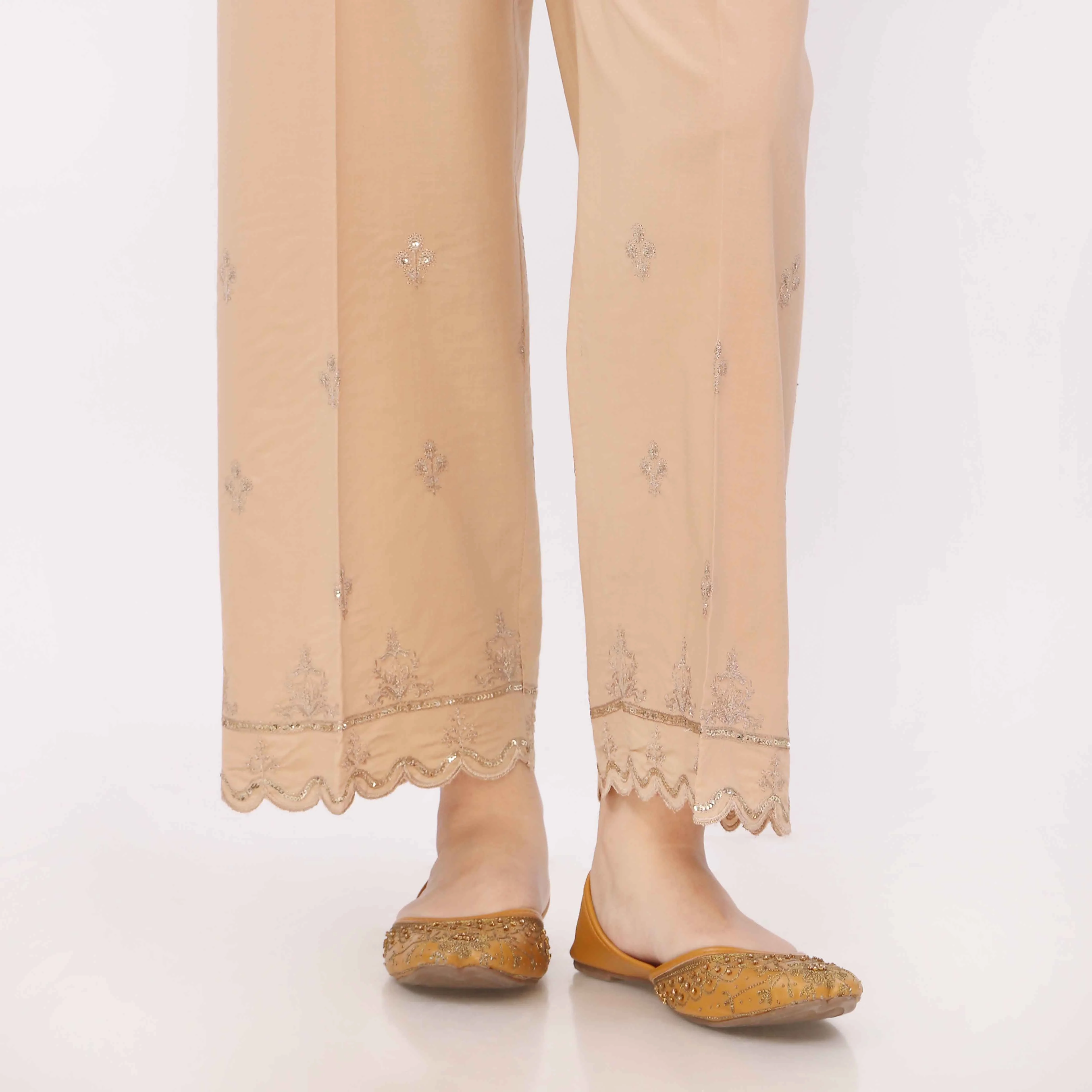 Beige Cotton Cambric Trouser PL5158 - Image 2