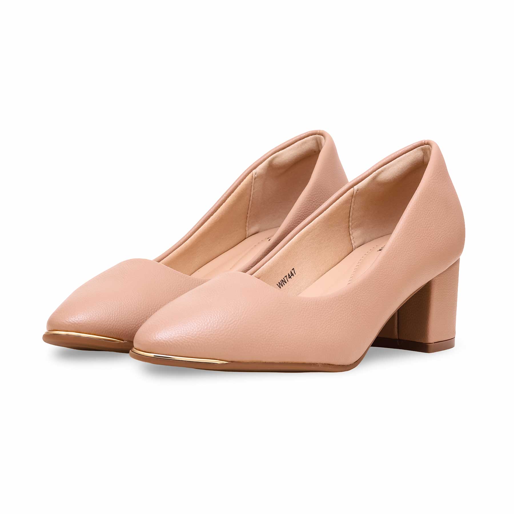 Beige Court Shoes WN7447 - Image 2