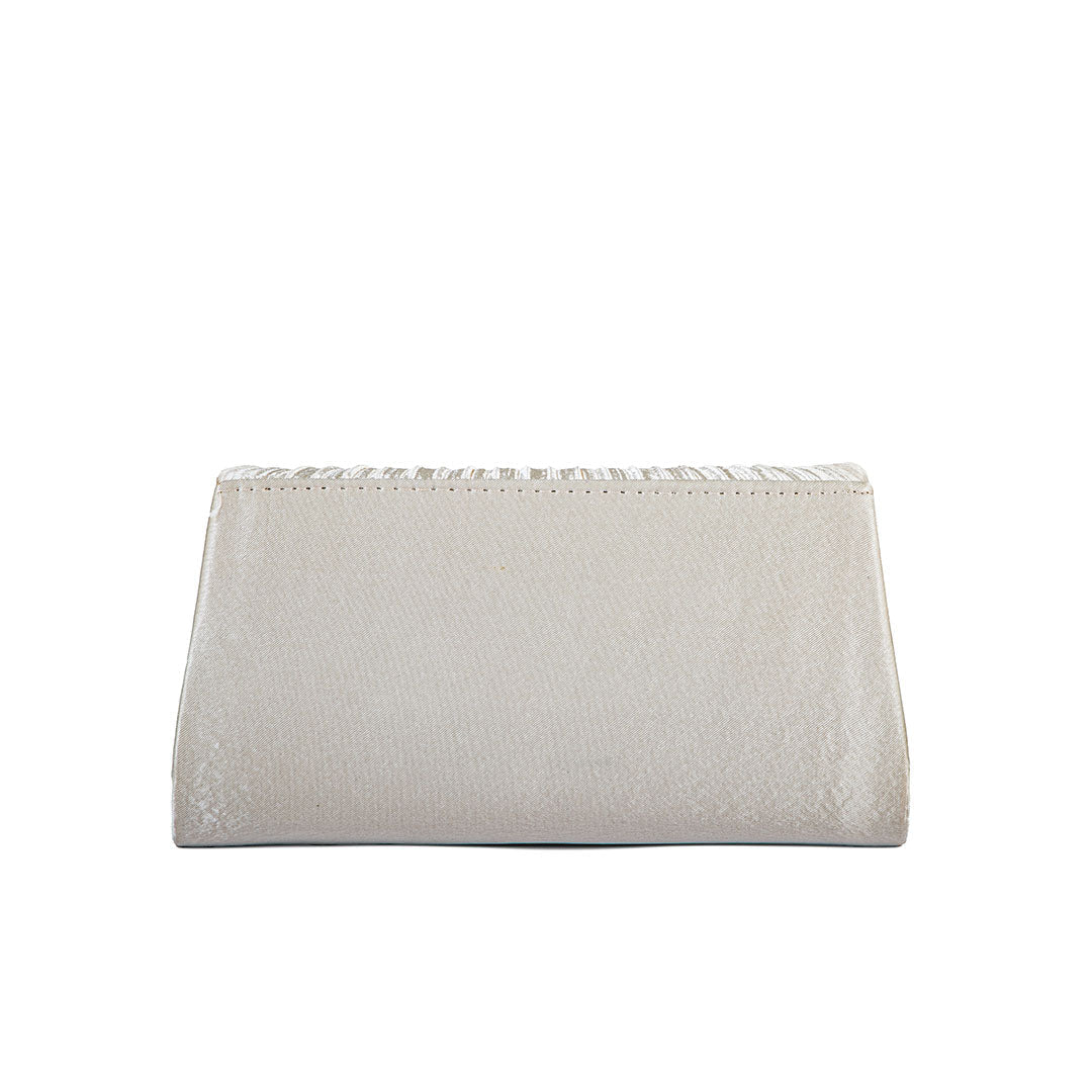 Beige Fancy Clutch P24144 - Image 4