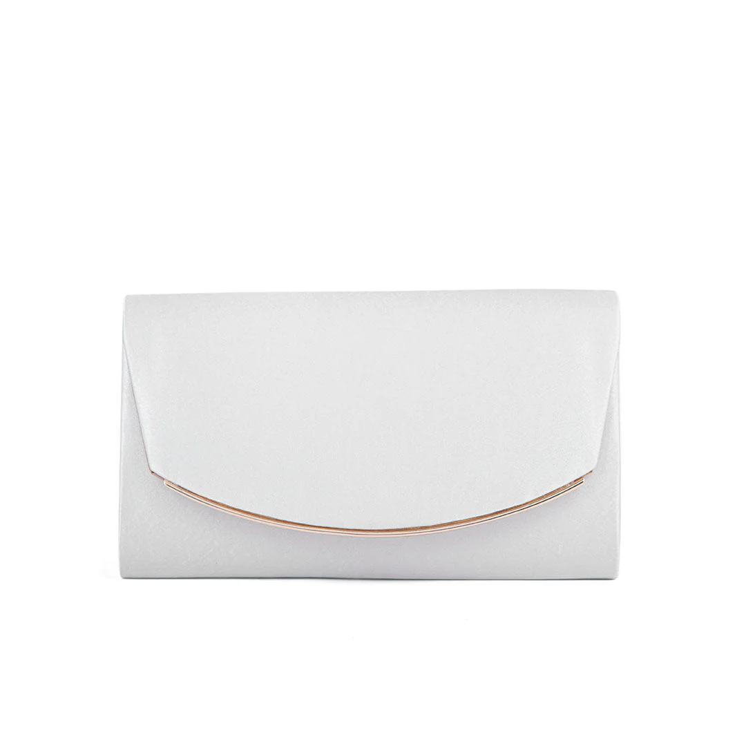 Beige Fancy Clutch P24148 - Image 2