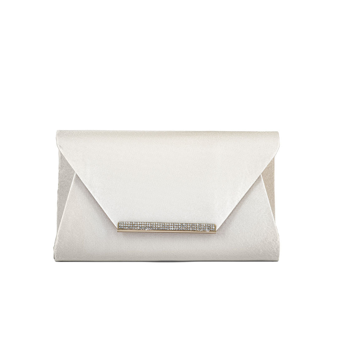 Beige Fancy Clutch P24149 - Image 2