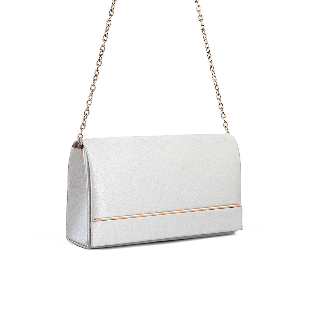 Beige Fancy Clutch P24153 - Image 2