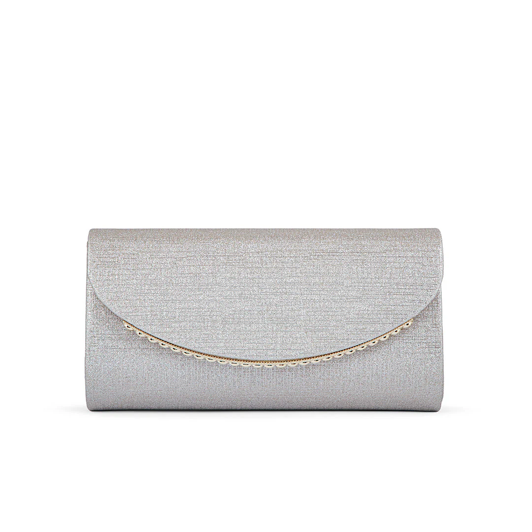 Beige Fancy Clutch P24168 - Image 2