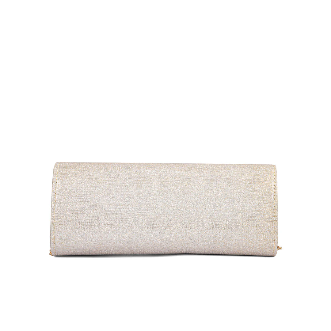 Beige Fancy Clutch P24172 - Image 3