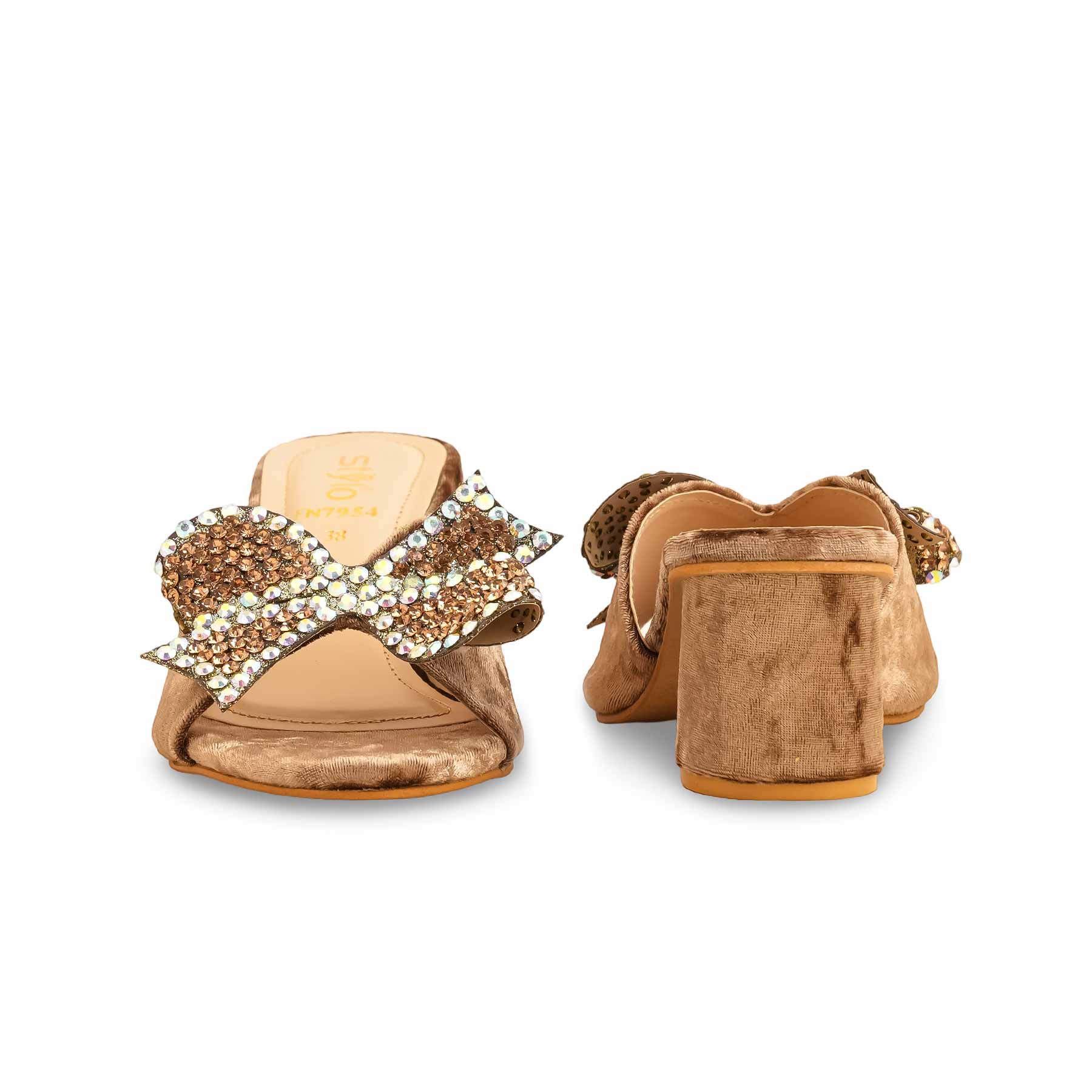 Beige Fancy Slipper FN7954 - Image 4