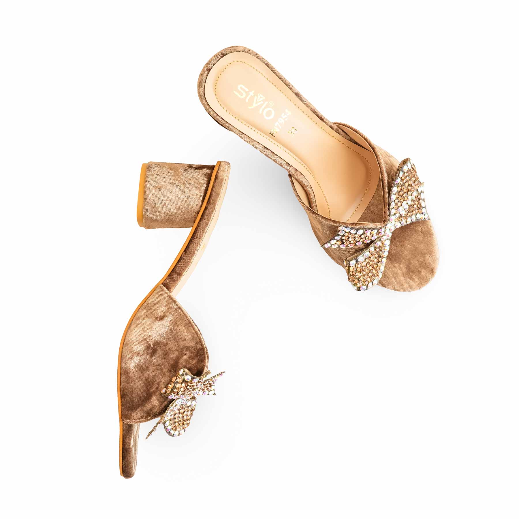 Beige Fancy Slipper FN7954 - Image 5