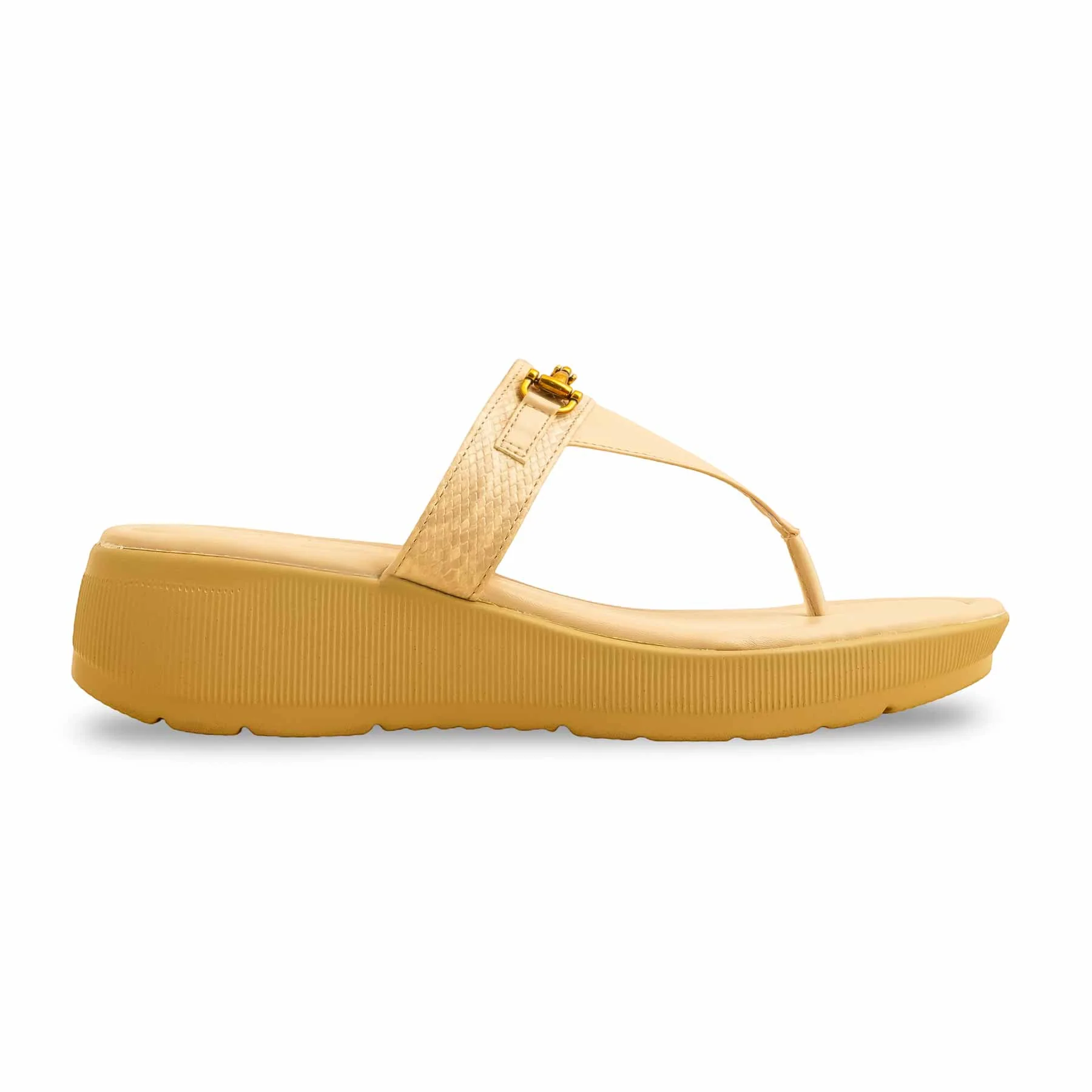 Beige Formal Chappal PU0566 - Image 2