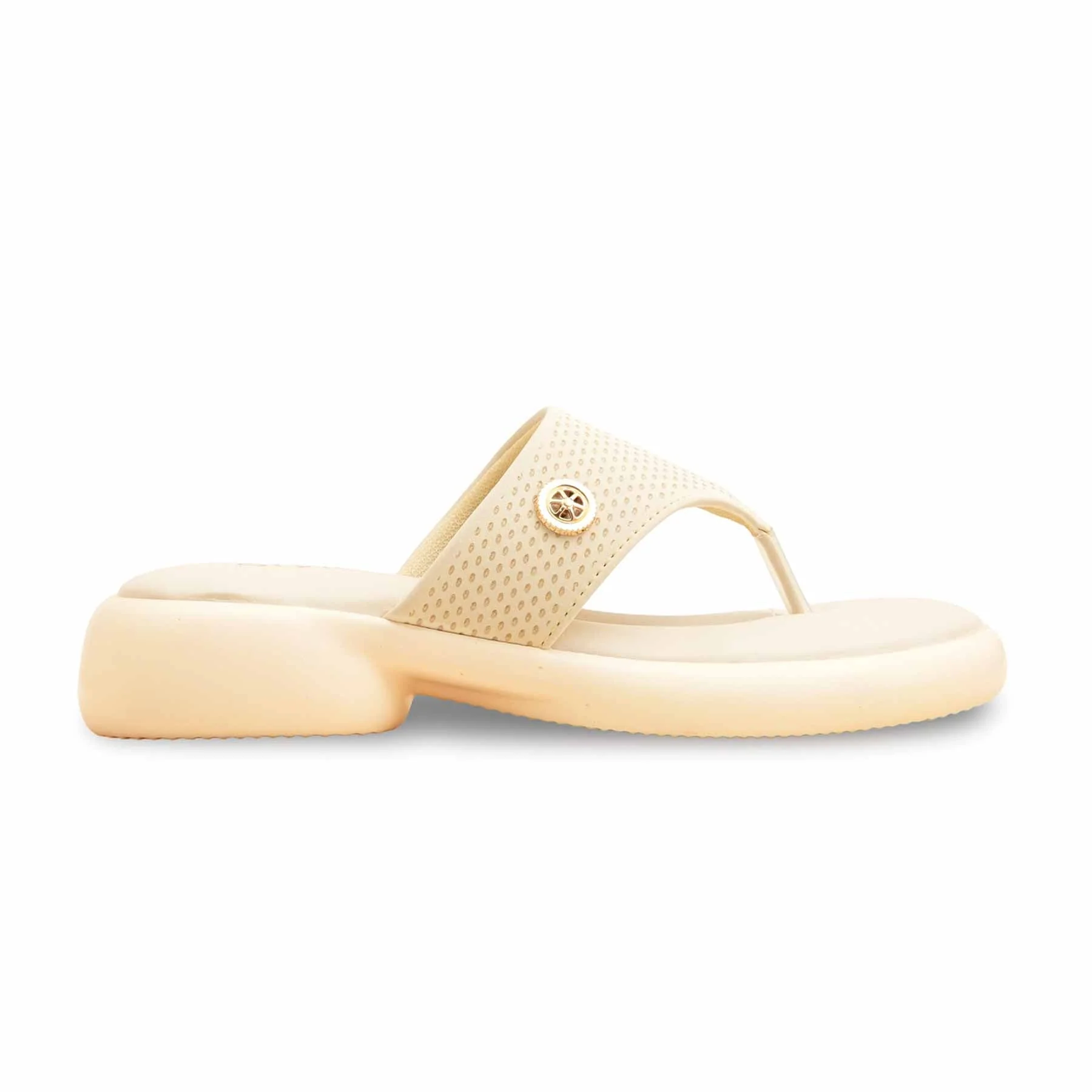 Beige Formal Chappal PU0616 - Image 2