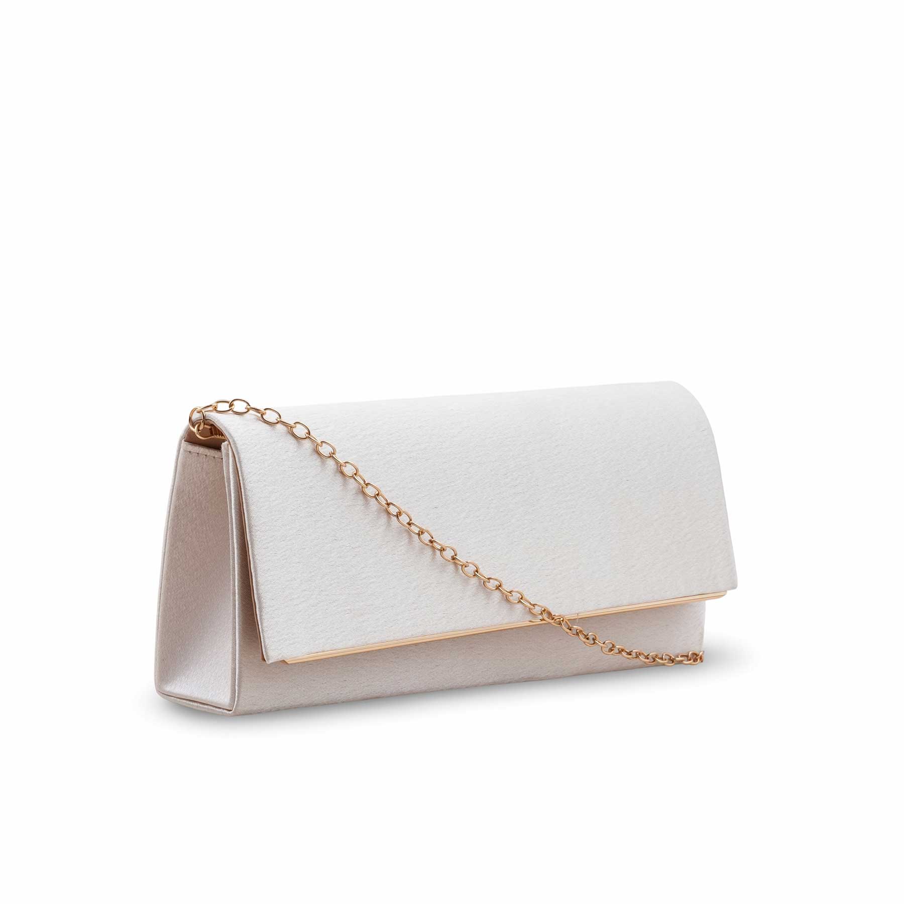 Beige Formal Clutch For Women P24410 - Image 3