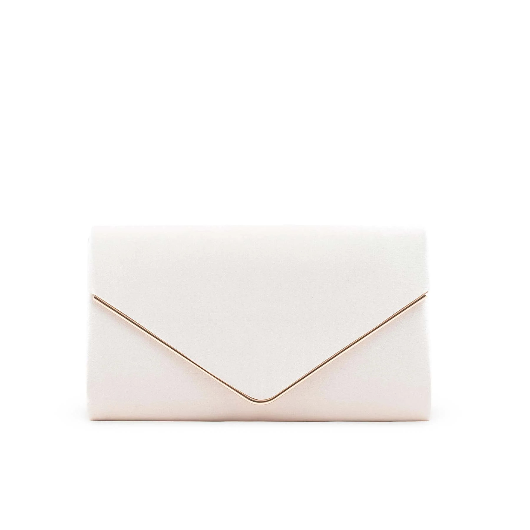 Beige Formal Clutch For Women P24411 - Image 2