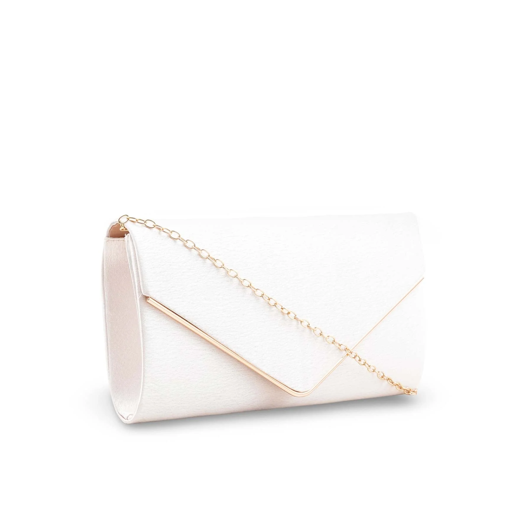 Beige Formal Clutch For Women P24411 - Image 3