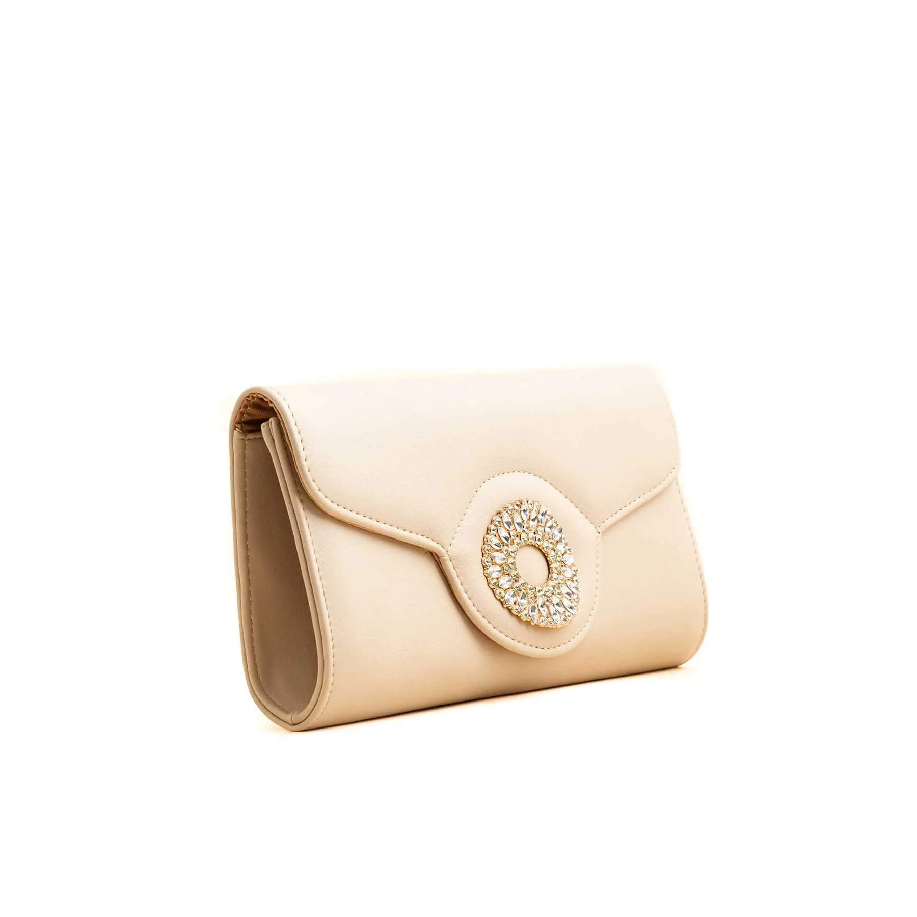 Beige Formal Clutch P24217 - Image 2