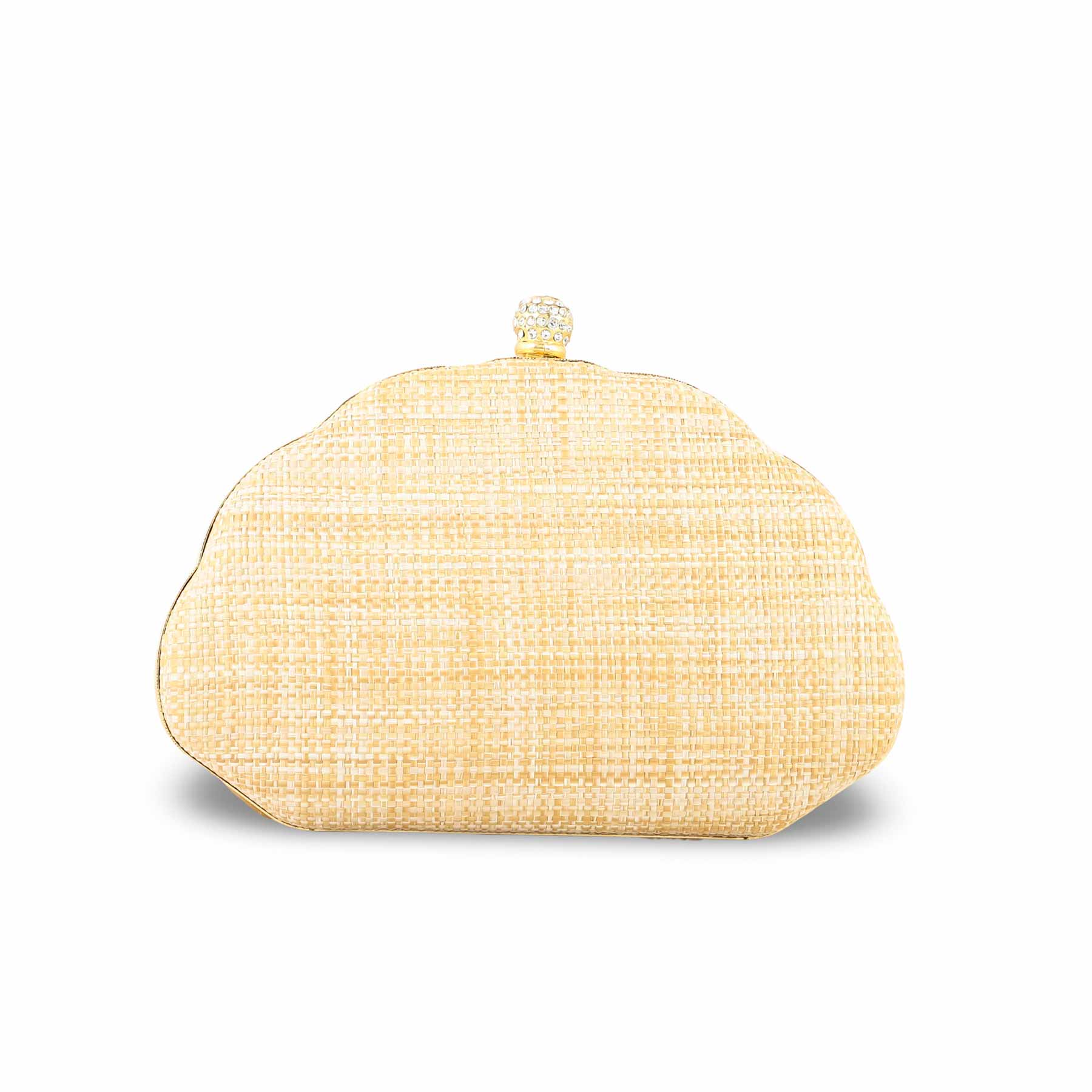 Beige Formal Clutch P24389 - Image 4