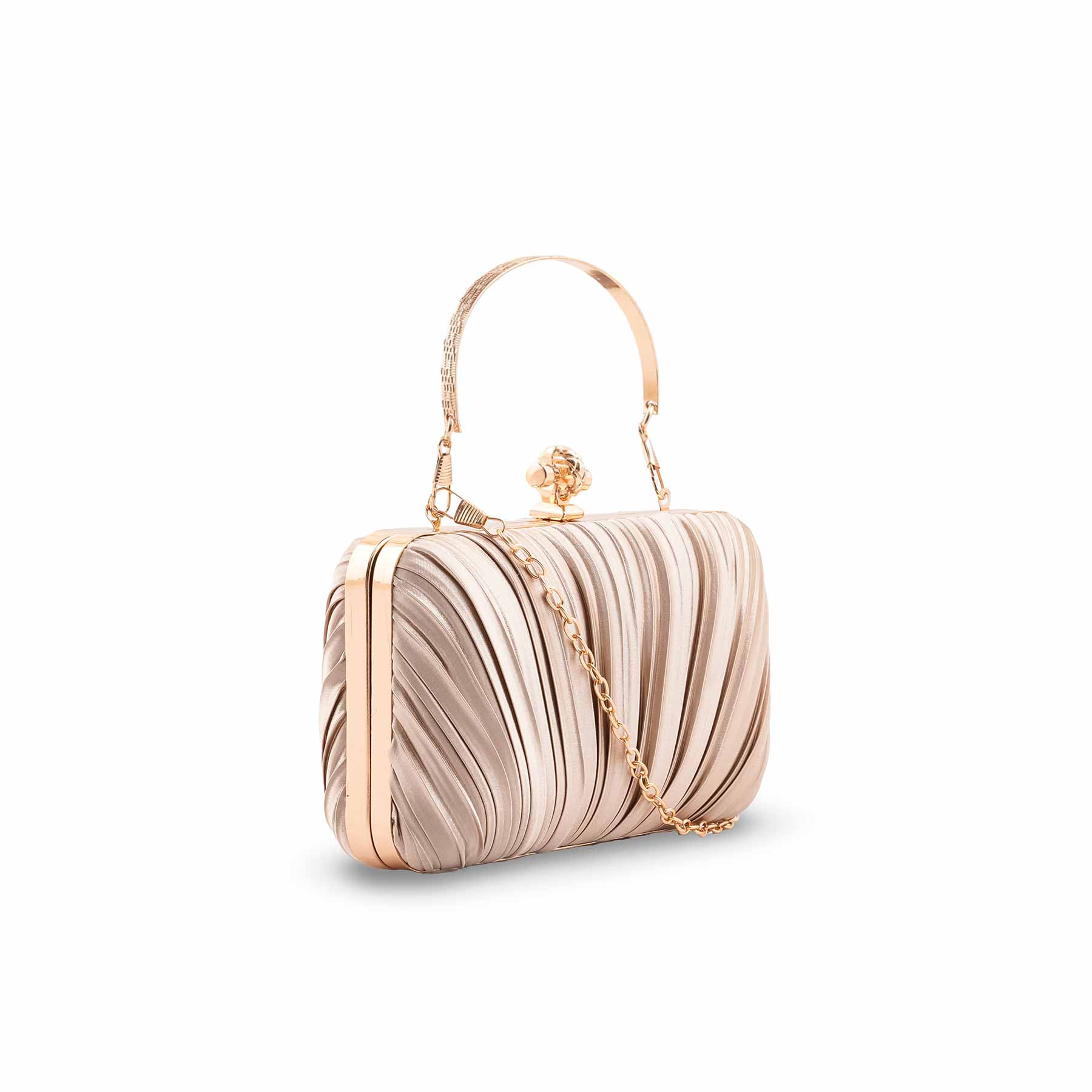 Beige Formal Clutch P24438 - Image 3