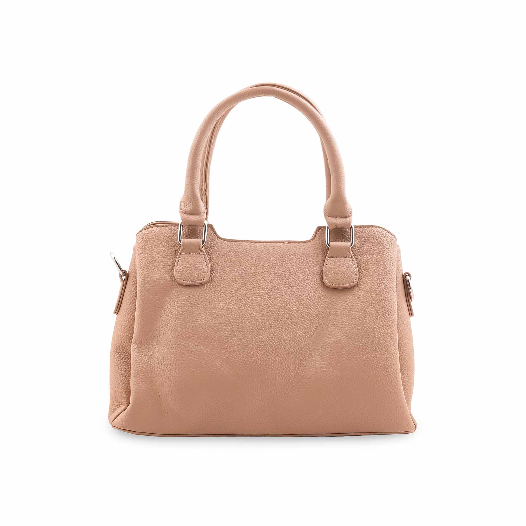 Beige Formal Hand Bag For Ladies P36448 - Image 4